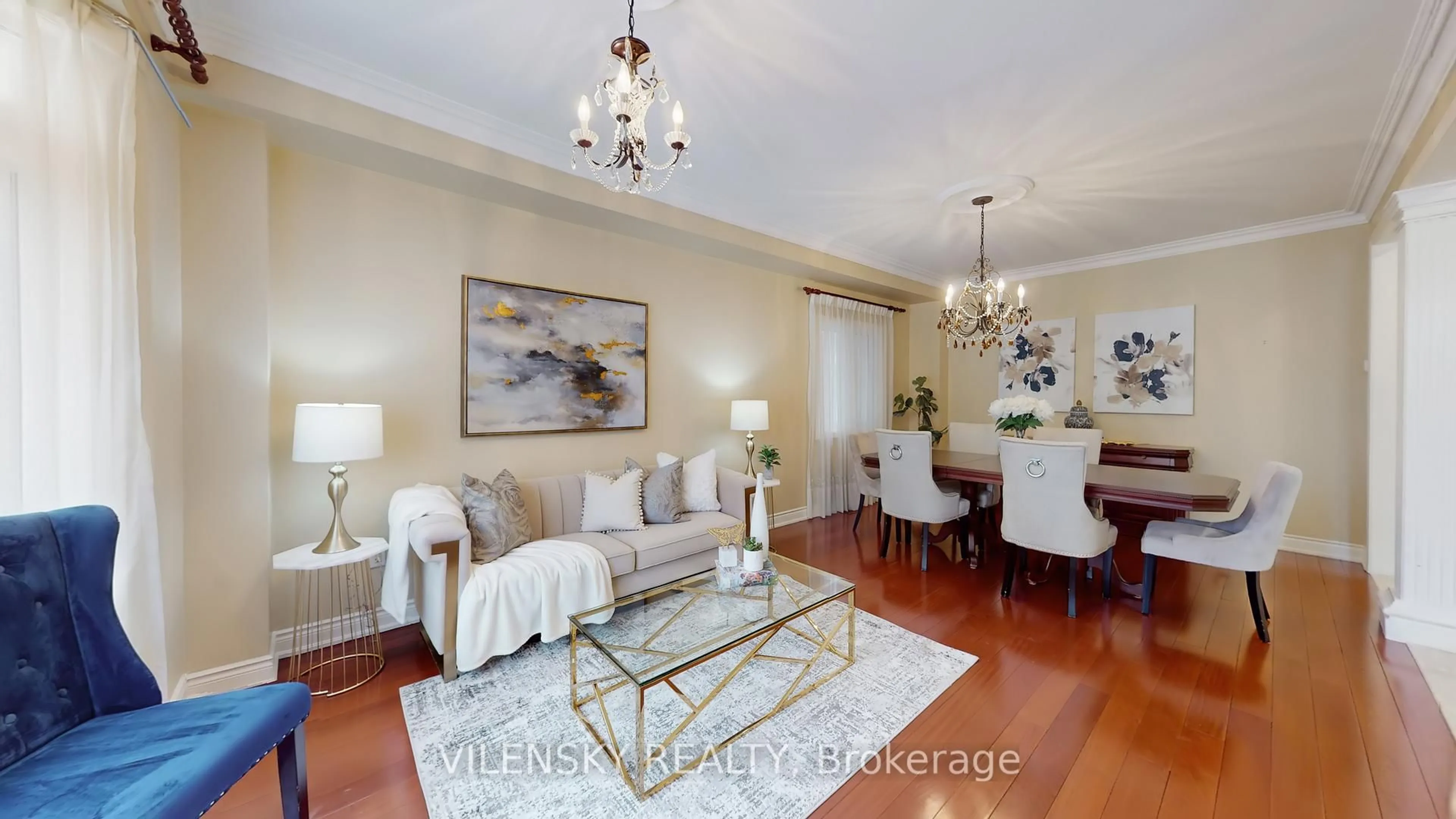 Living room with furniture, unknown for 64 Cezanne Tr, Vaughan Ontario L4J 9B9