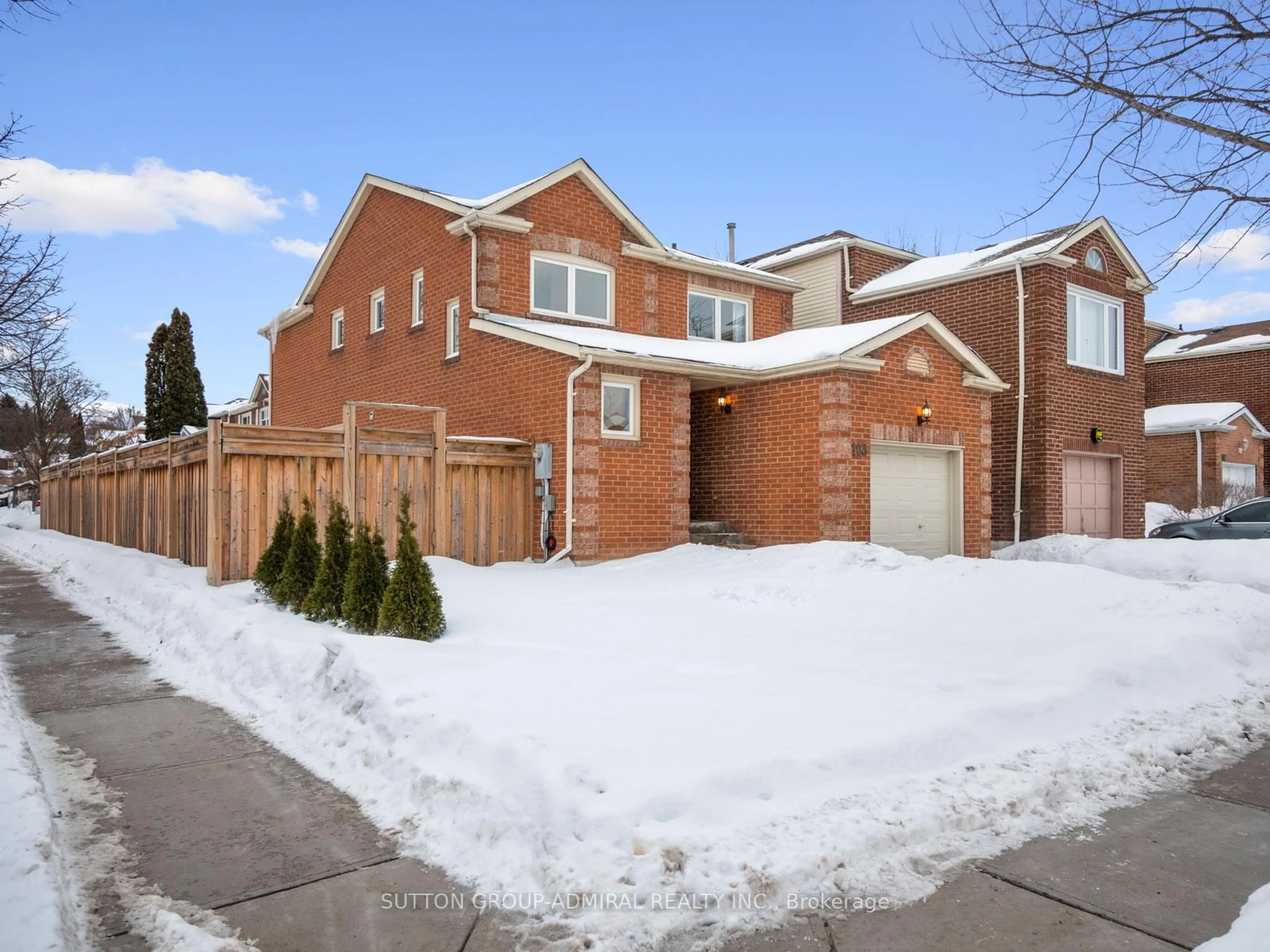 Home with brick exterior material, street for 103 Winding Lane, Vaughan Ontario L4J 5J1