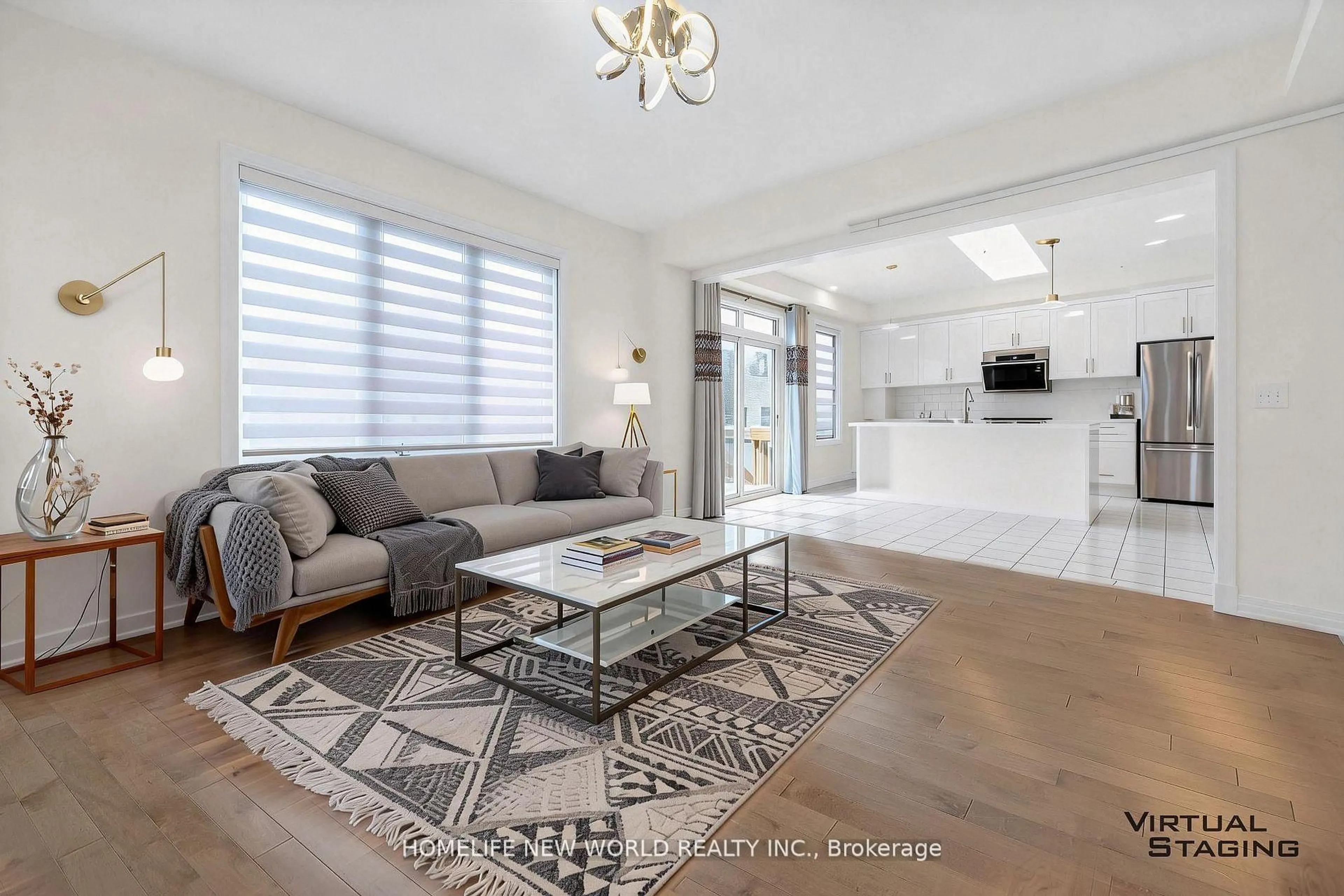 Living room with furniture, unknown for 48 Crofting Cres, Markham Ontario L6E 0W1