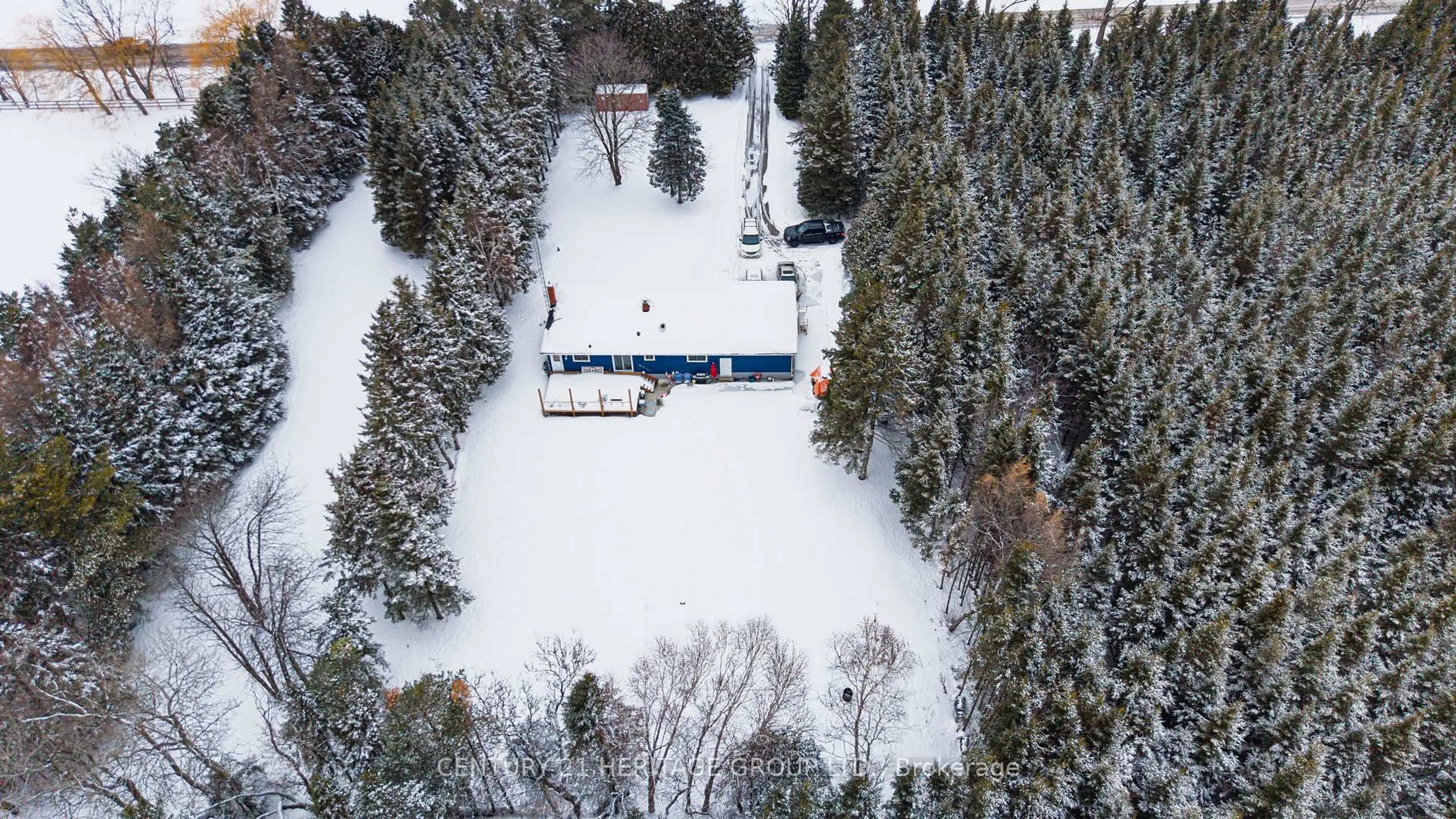 A pic from outside/outdoor area/front of a property/back of a property/a pic from drone, street for 5227 3rd Line, New Tecumseth Ontario L0G 1W0