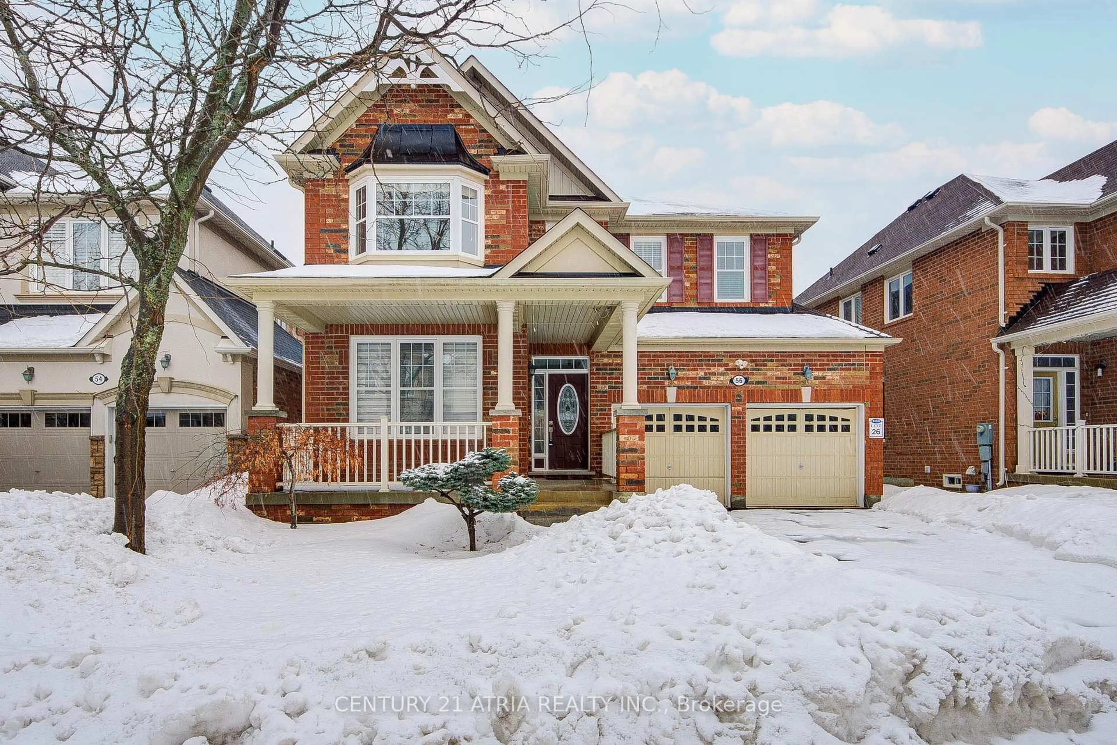 Home with brick exterior material, street for 56 Kelly Cres, Markham Ontario L6E 2B6