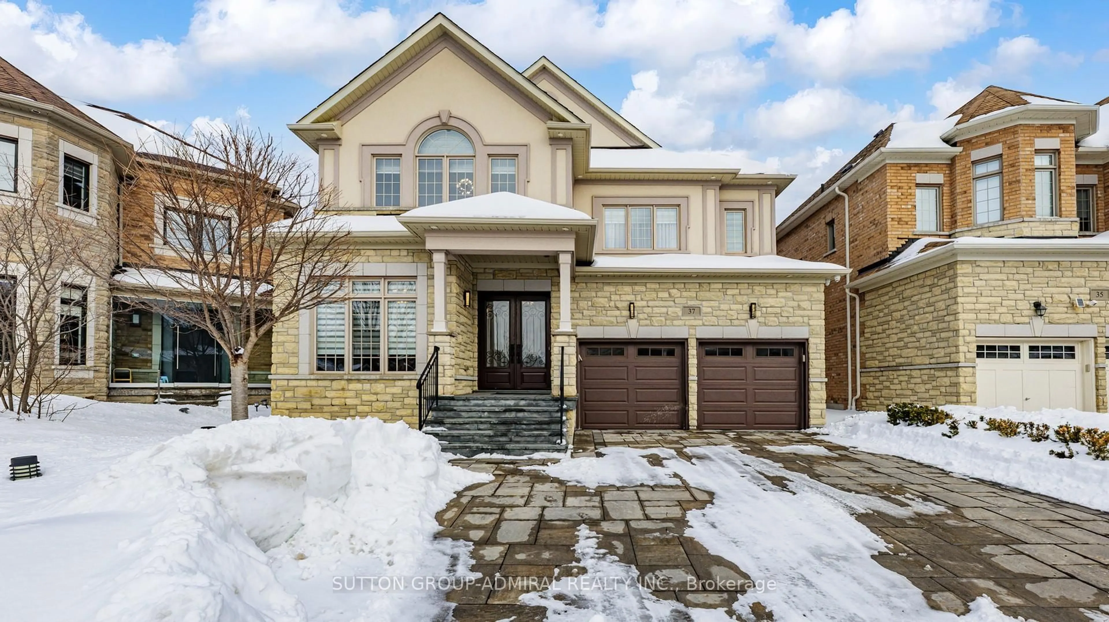 Home with brick exterior material, street for 37 Cedarpoint Crt, Vaughan Ontario L6A 4P7