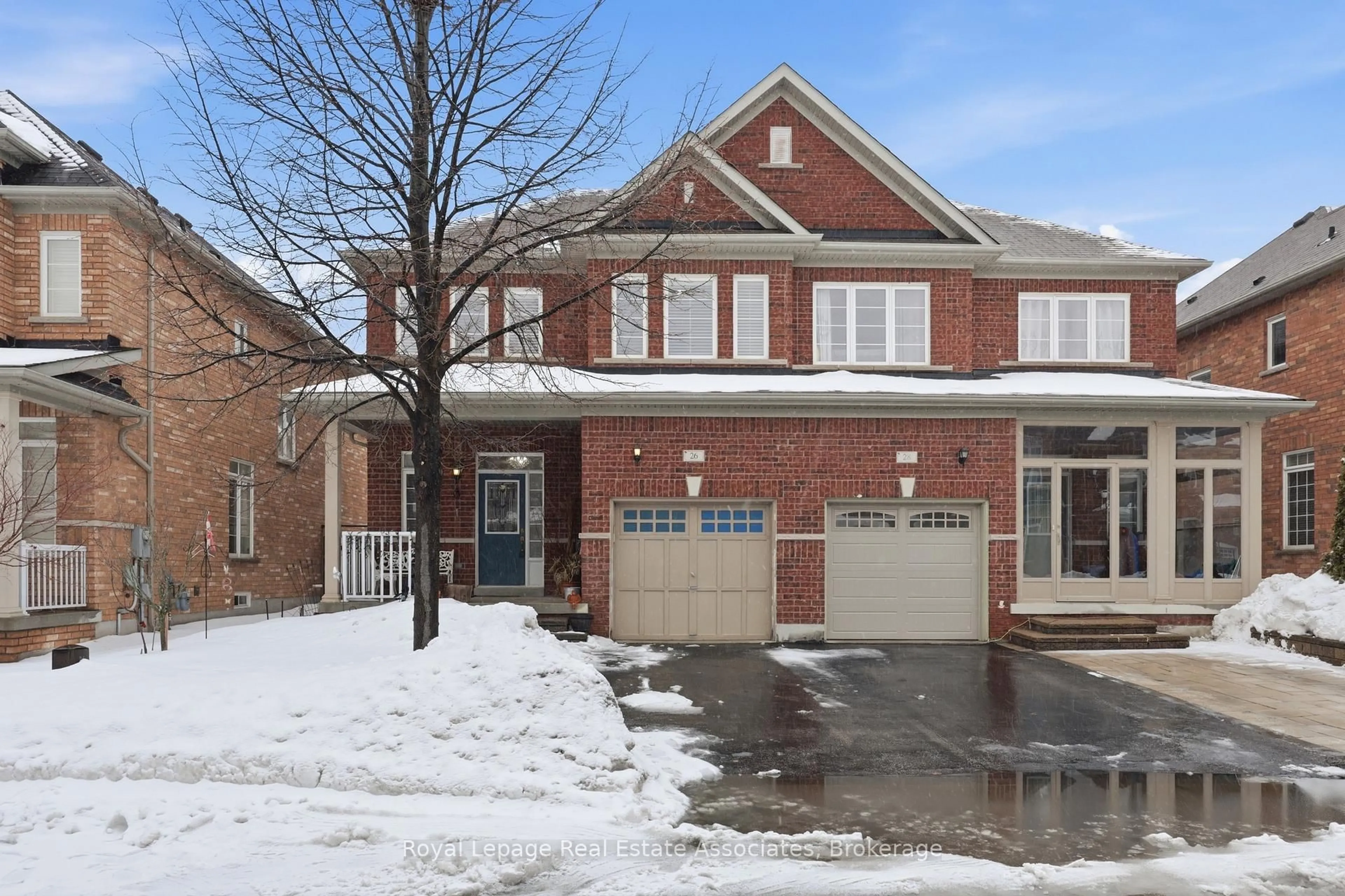 Home with brick exterior material, street for 26 Prebble Dr, Markham Ontario L6E 0E8