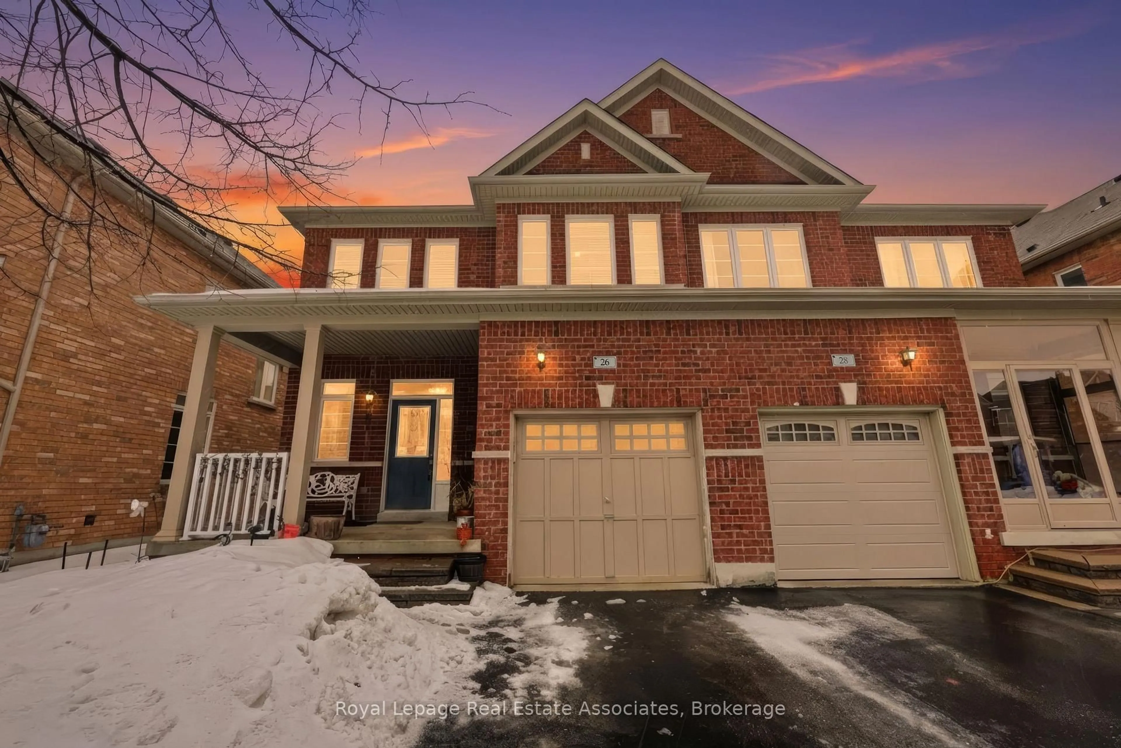 Home with brick exterior material, street for 26 Prebble Dr, Markham Ontario L6E 0E8