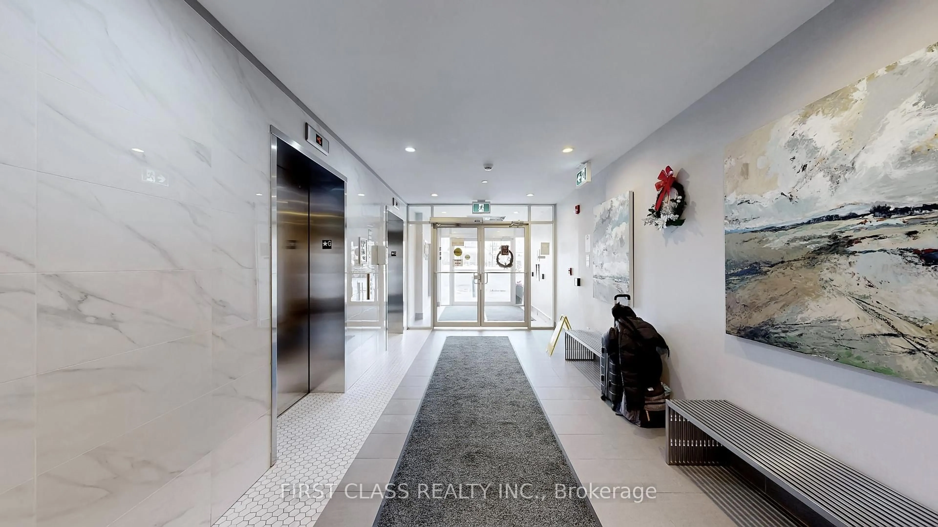 Indoor foyer for 58 Adam Sellers St #409, Markham Ontario L6B 1P5