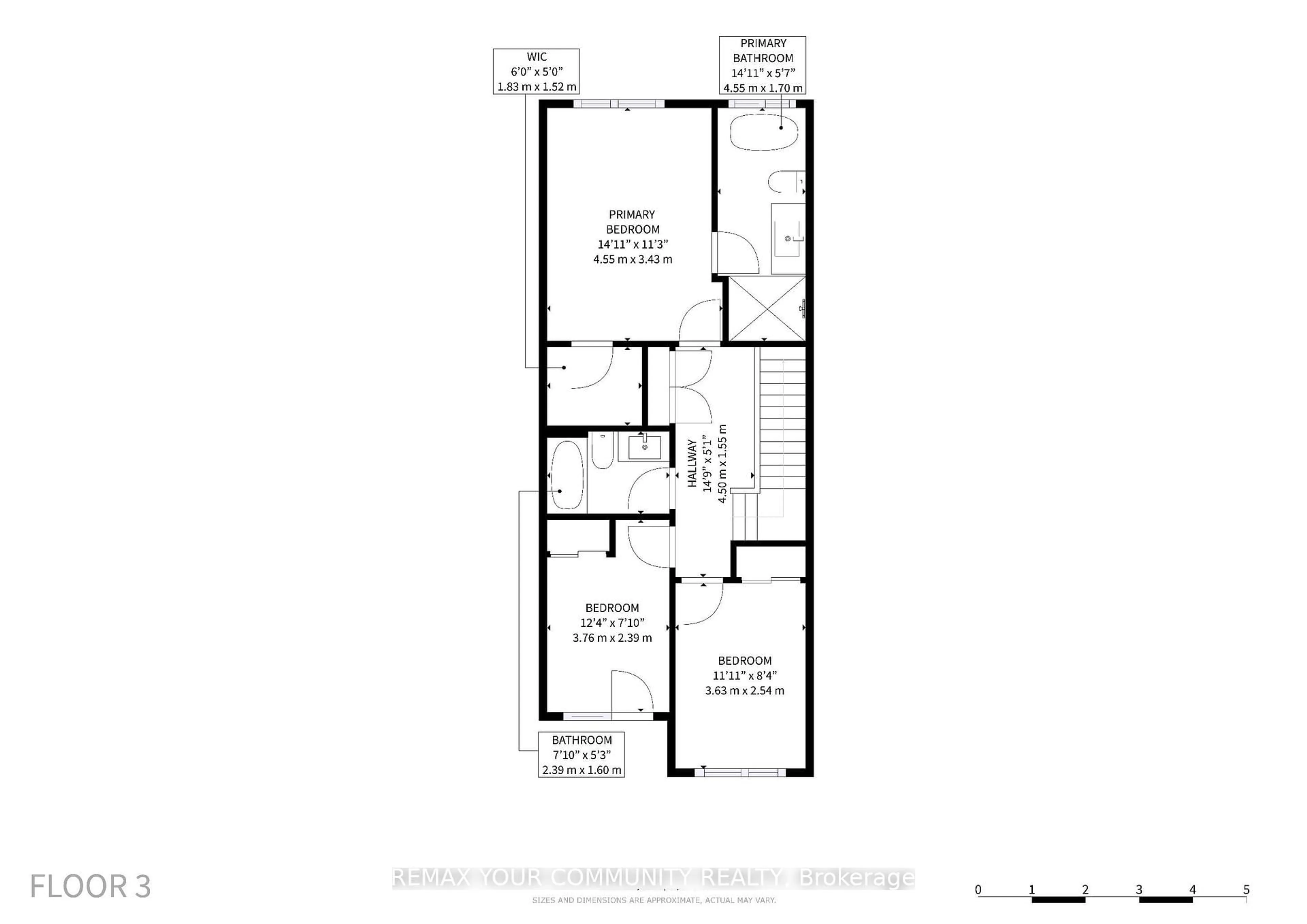 Floor plan for 251 Thomas Cook Ave, Vaughan Ontario L6A 5A1
