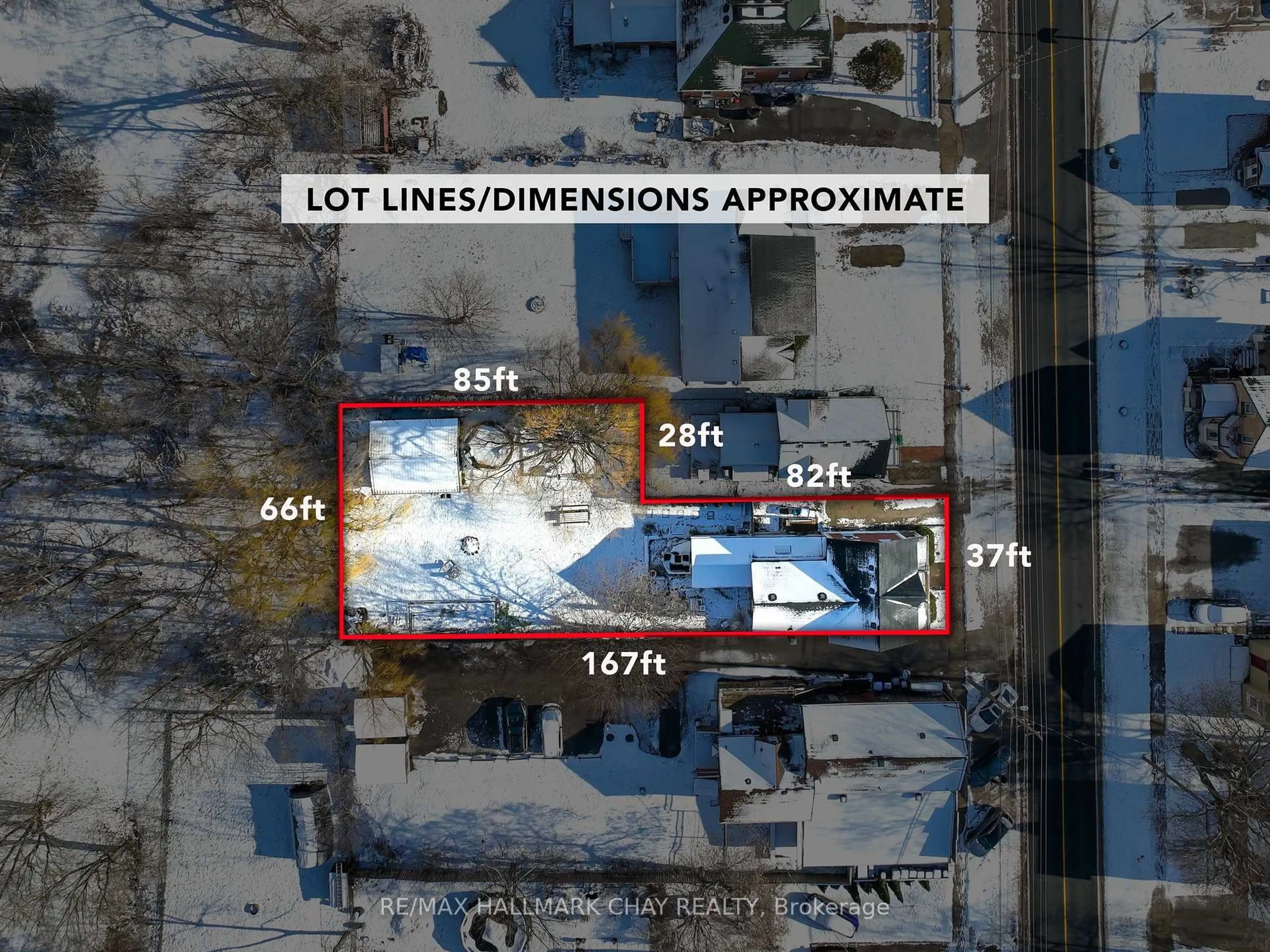 A pic from outside/outdoor area/front of a property/back of a property/a pic from drone, street for 8116 Main St, Adjala-Tosorontio Ontario L0L 1J0