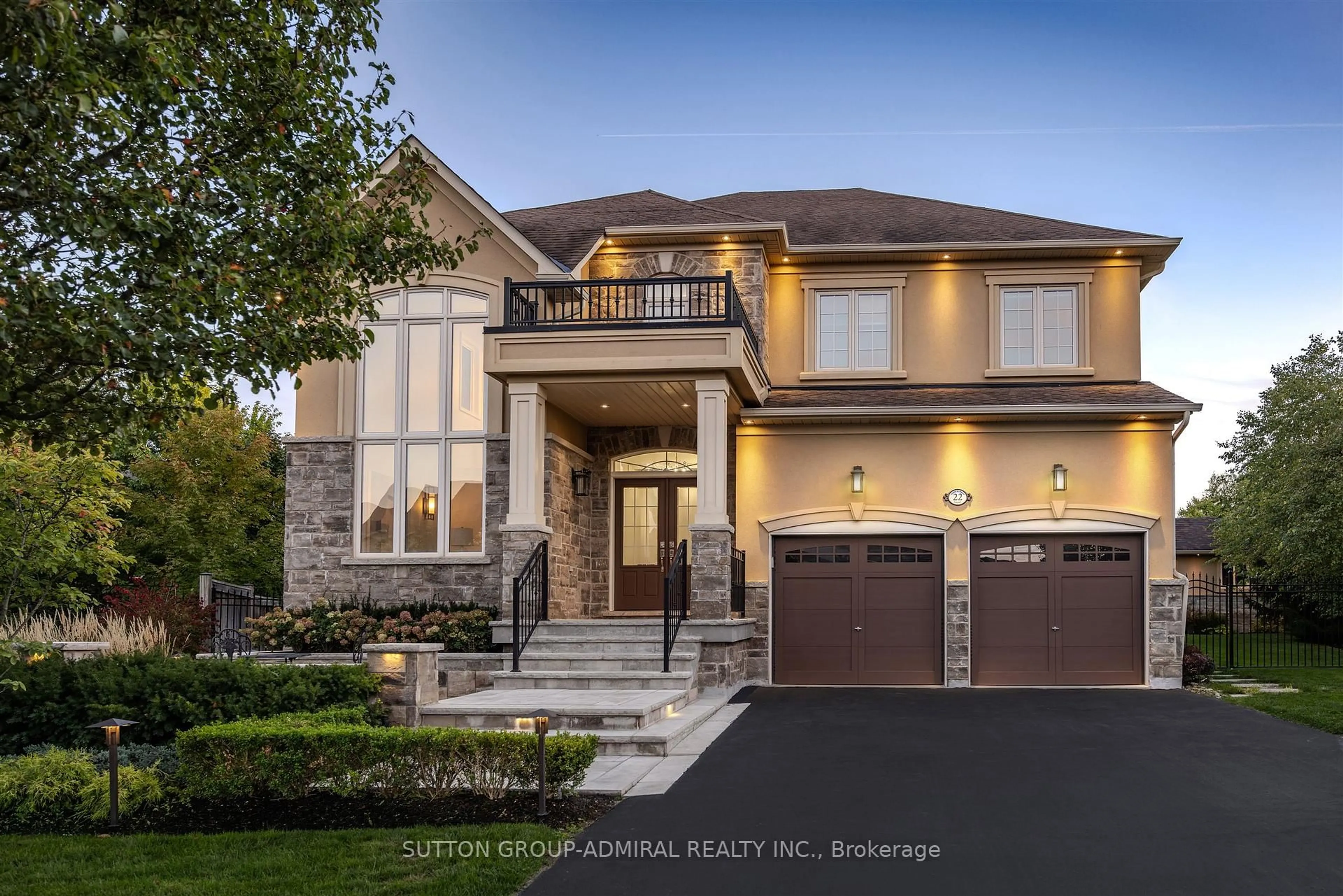 Home with brick exterior material, street for 22 James Bowman Crt, King Ontario L7B 0A2