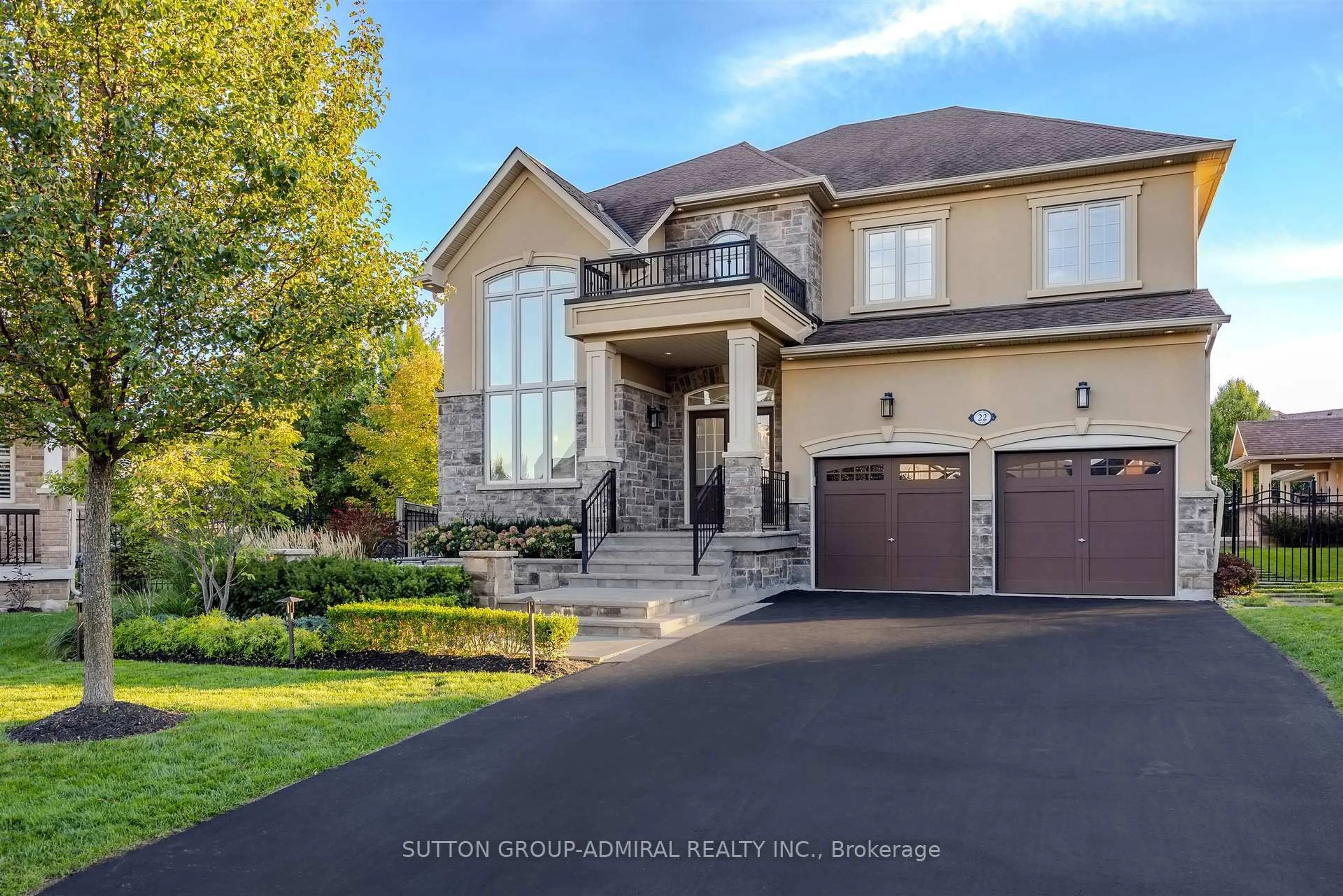 Home with brick exterior material, street for 22 James Bowman Crt, King Ontario L7B 0A2