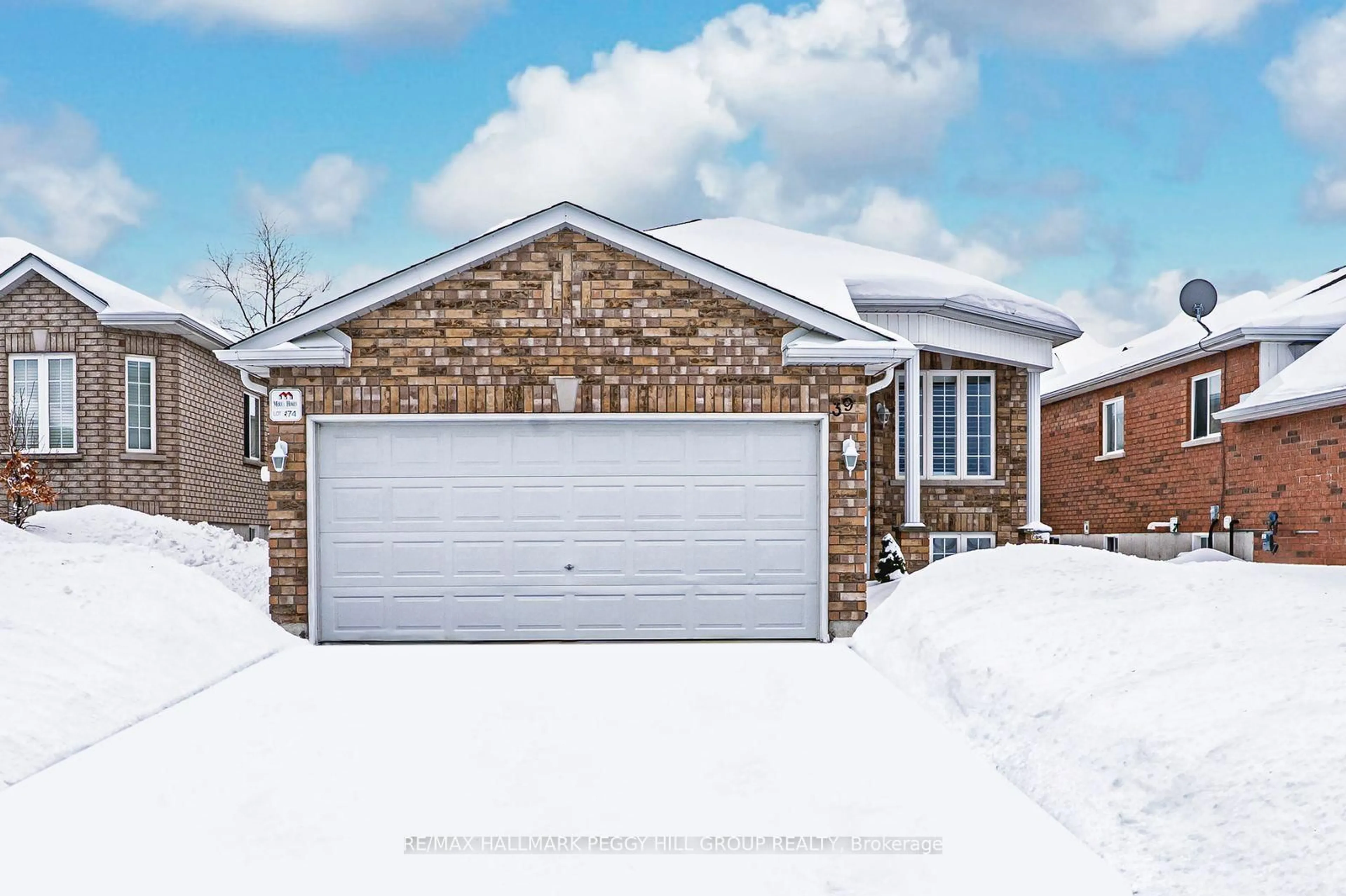 Home with brick exterior material, street for 39 Mike Hart Dr, Essa Ontario L3W 0P6