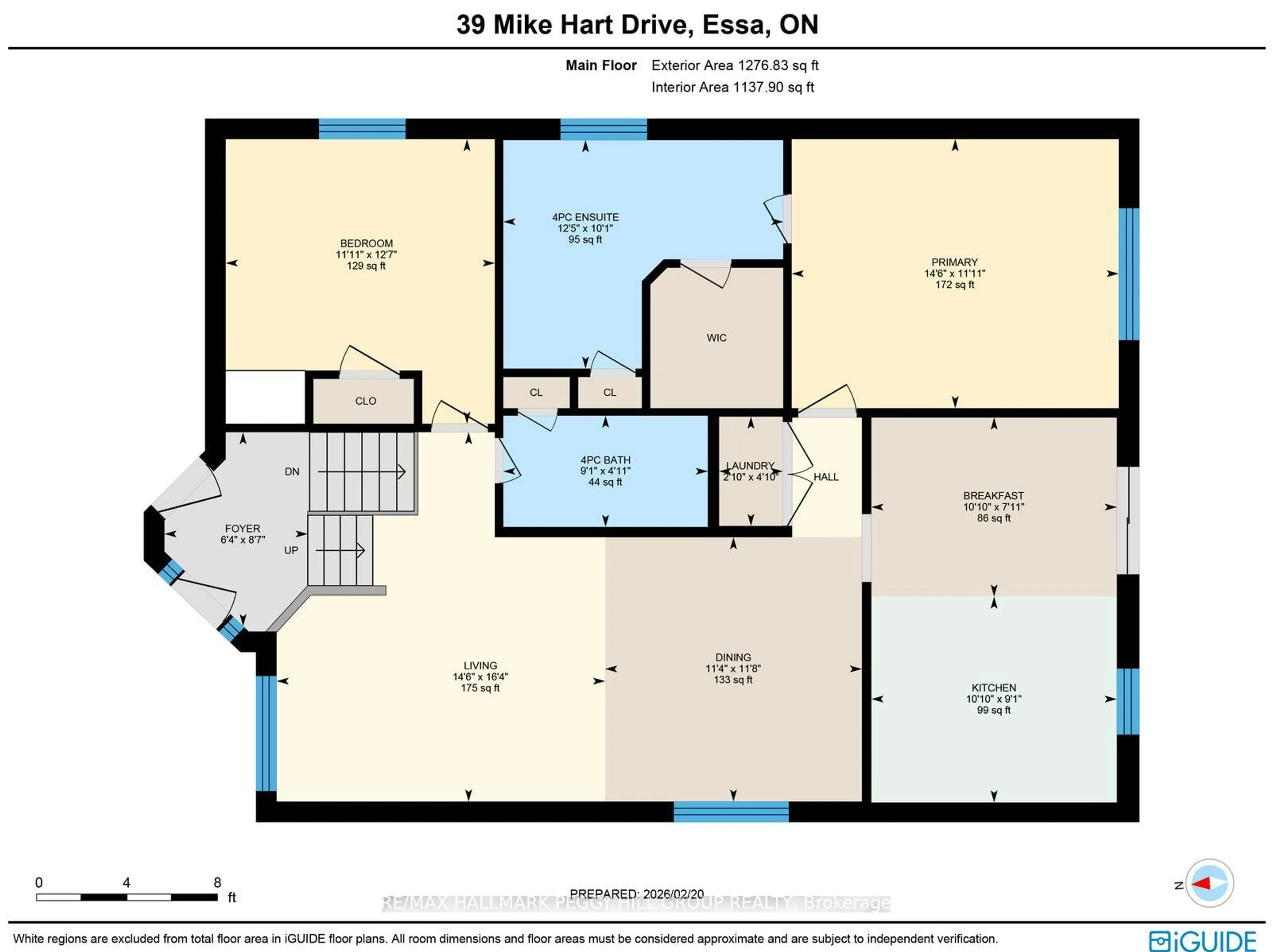 Floor plan for 39 Mike Hart Dr, Essa Ontario L3W 0P6