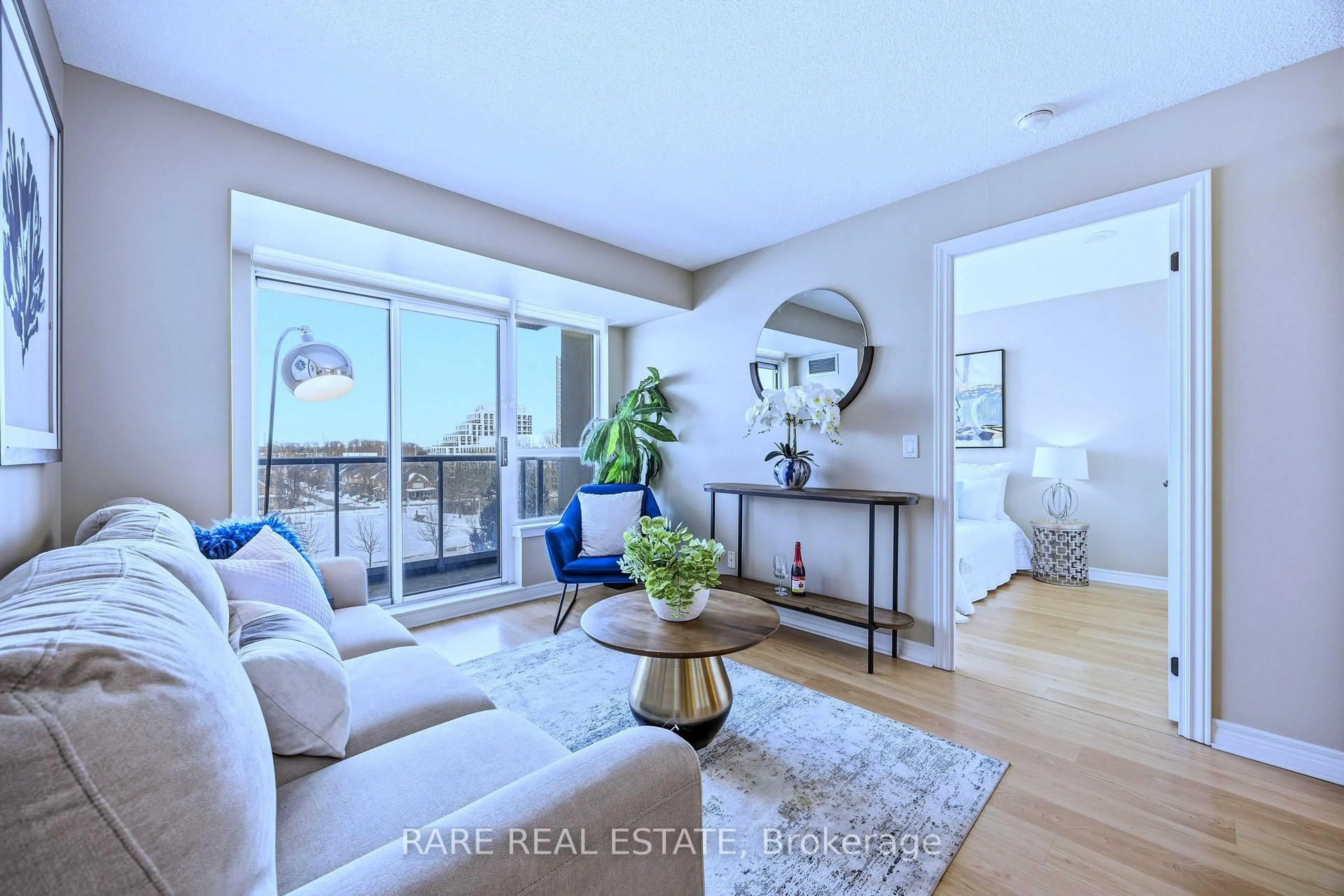 Living room with furniture, unknown for 15 North Park Rd #506, Vaughan Ontario L4J 0C9