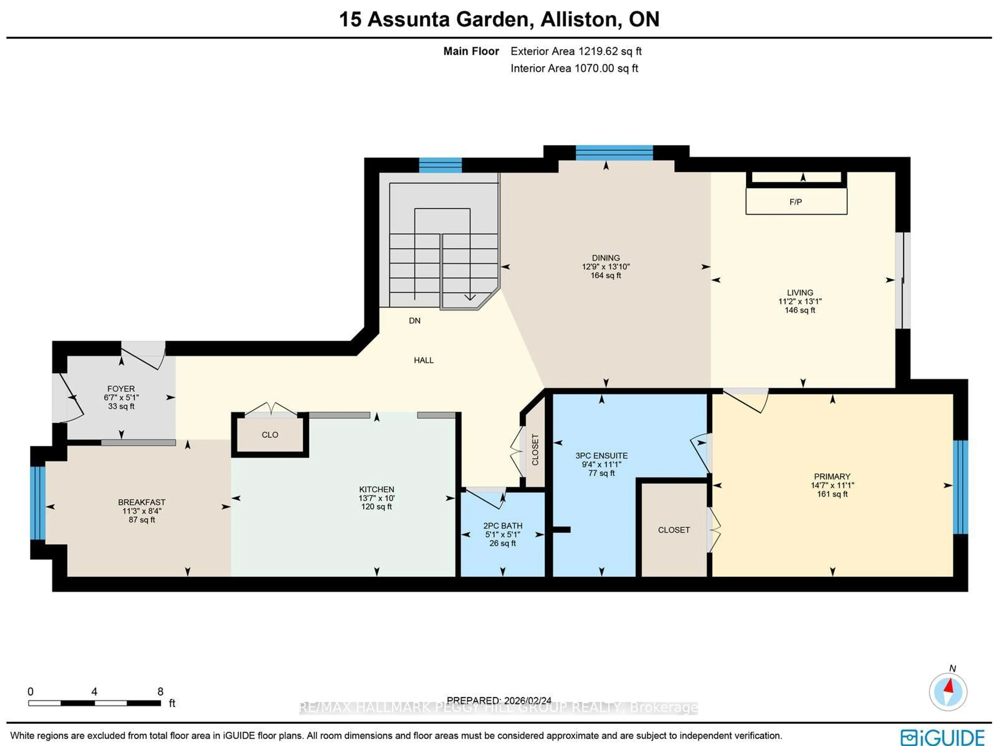 Floor plan for 15 Assunta Garden, New Tecumseth Ontario L9R 0V2