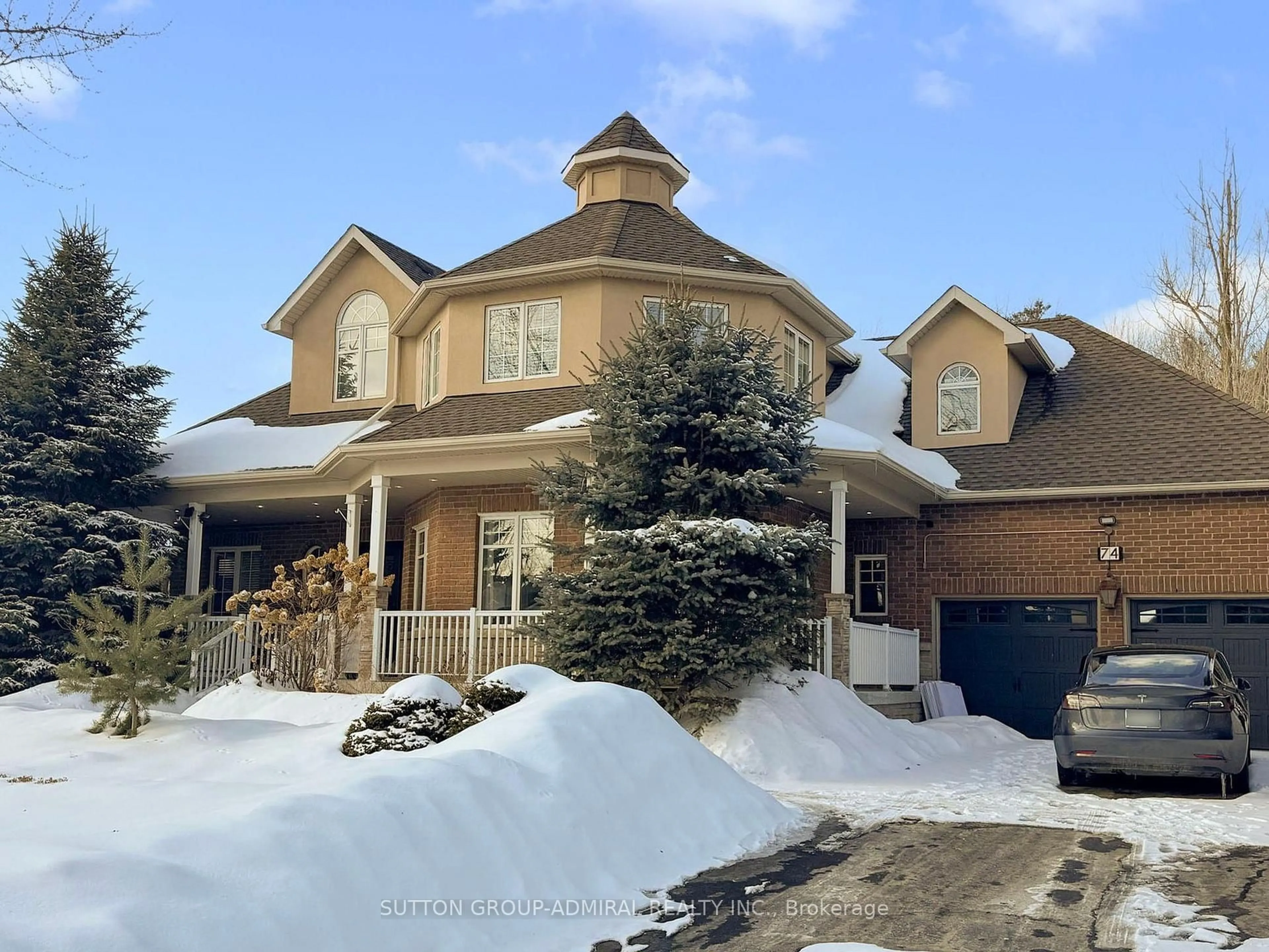 Home with brick exterior material, street for 74 Kootenay Rdge, Vaughan Ontario L6A 2V9