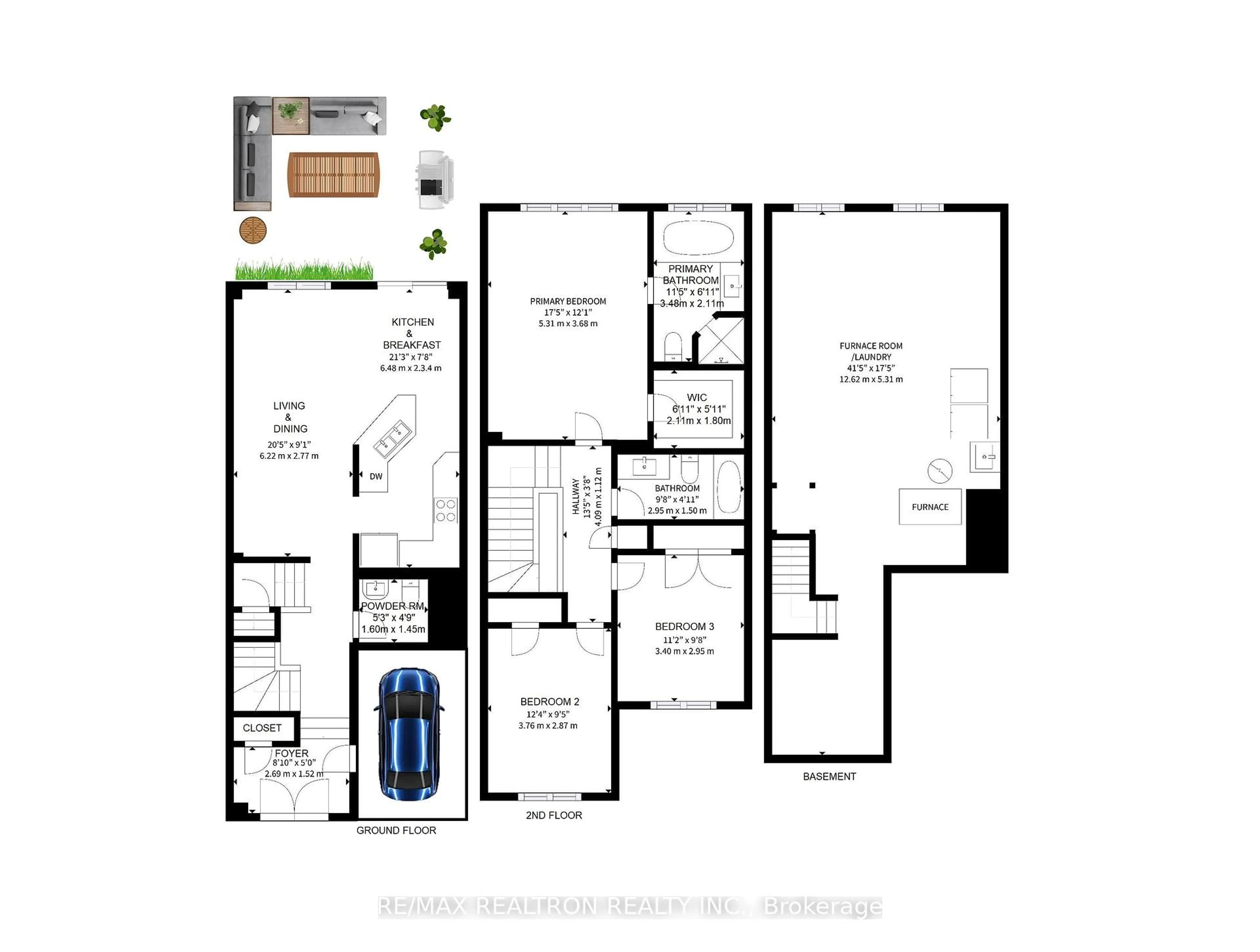 Floor plan for 11 Durblee Ave, Aurora Ontario L4G 0Z8