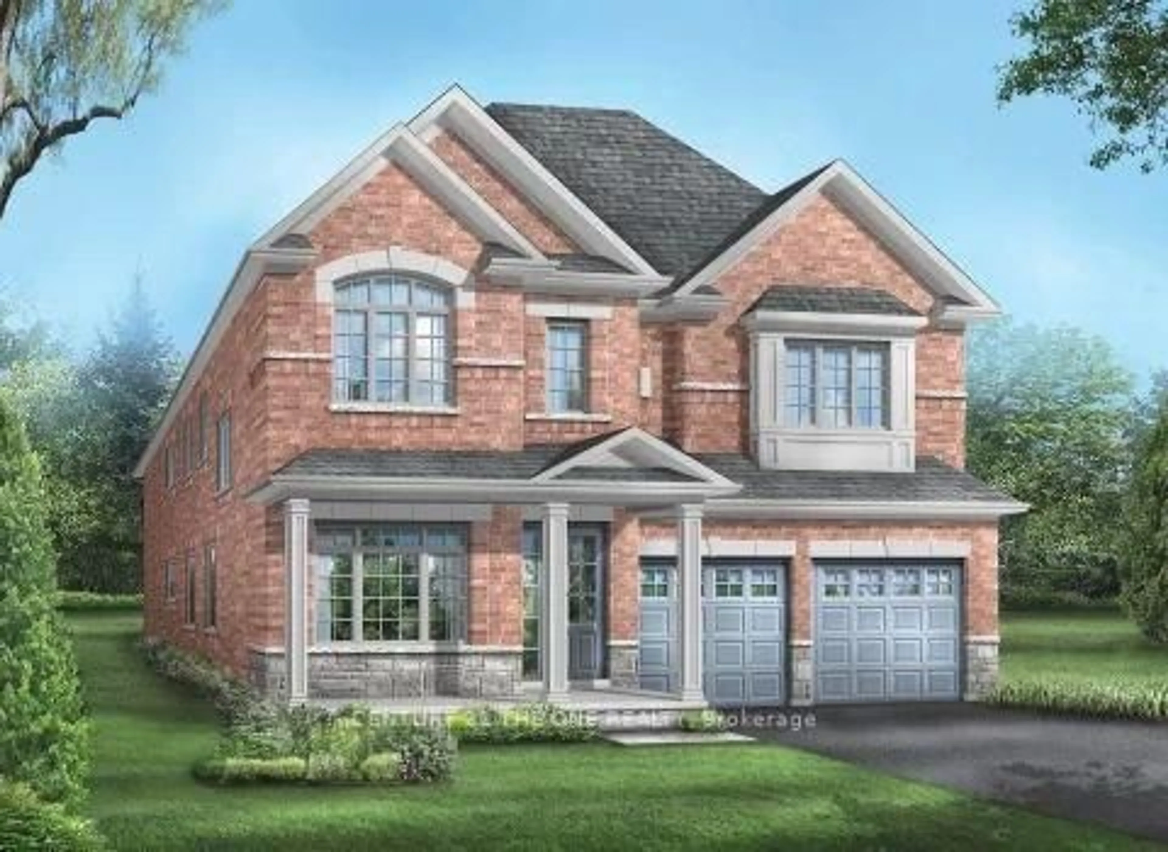 Home with brick exterior material, street for Lot 84 Big Willow Cres, Richmond Hill Ontario L4E 3R4