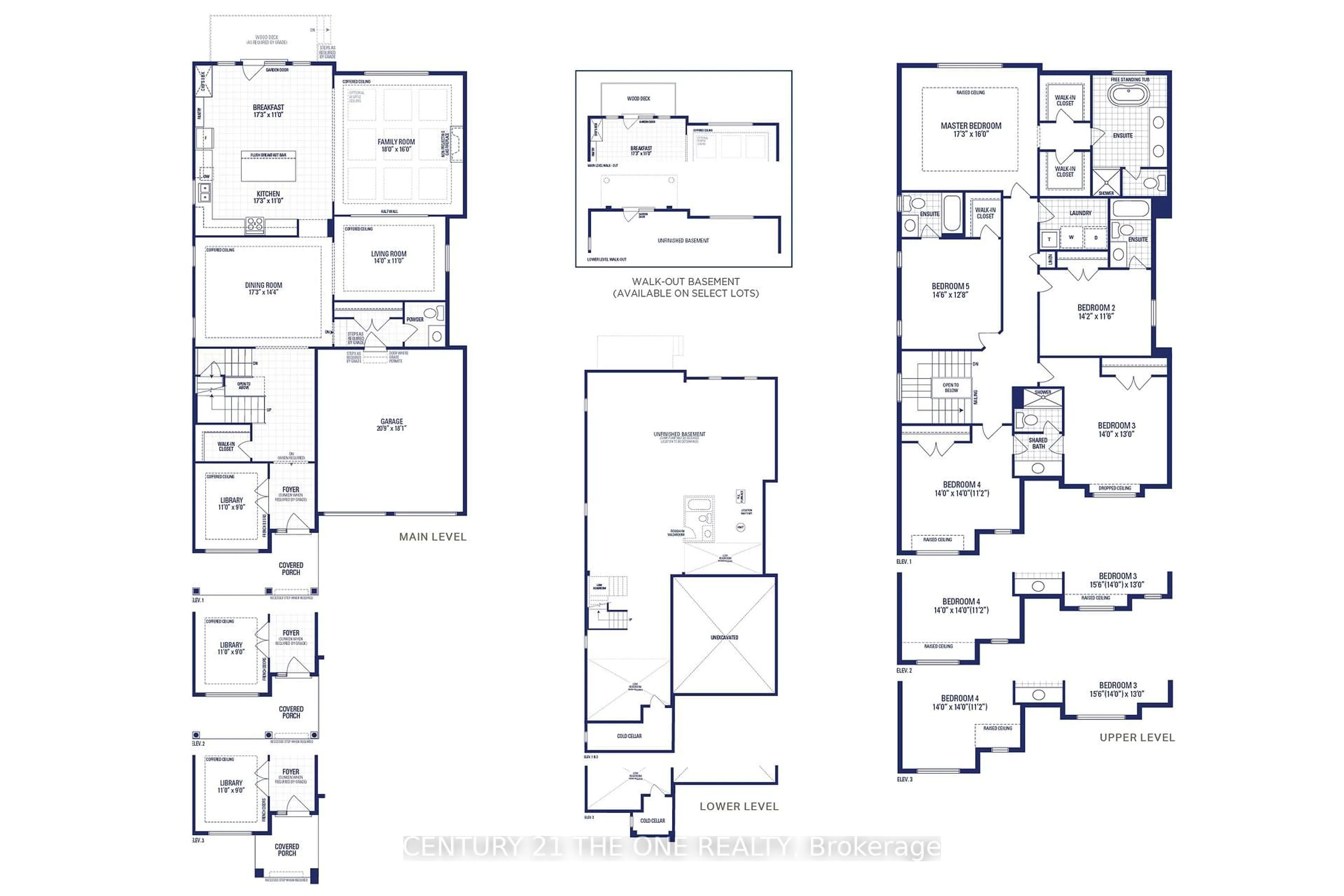 Floor plan for Lot 84 Big Willow Cres, Richmond Hill Ontario L4E 3R4