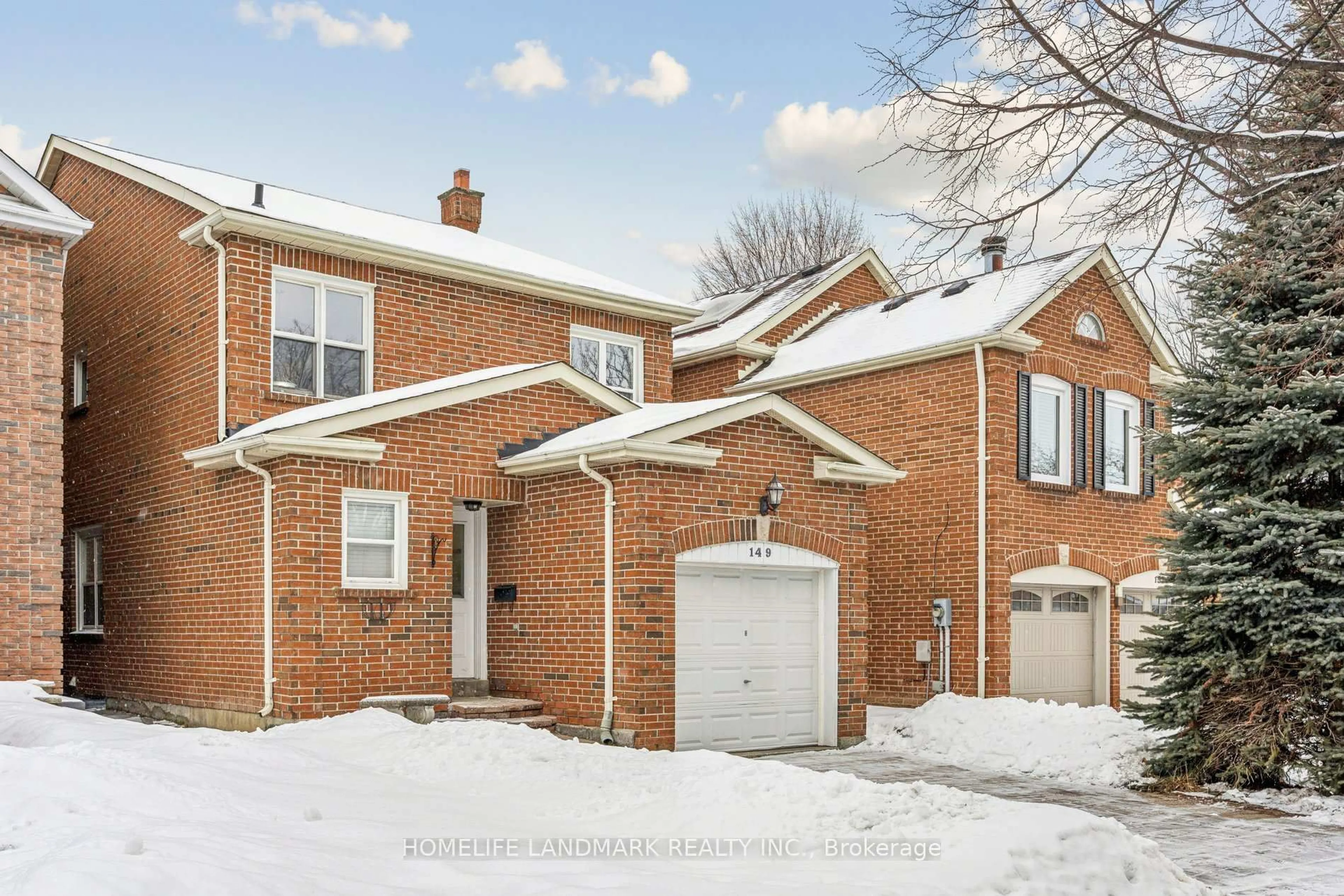 Home with brick exterior material, street for 149 Glenmanor Way, Vaughan Ontario L4J 3A3