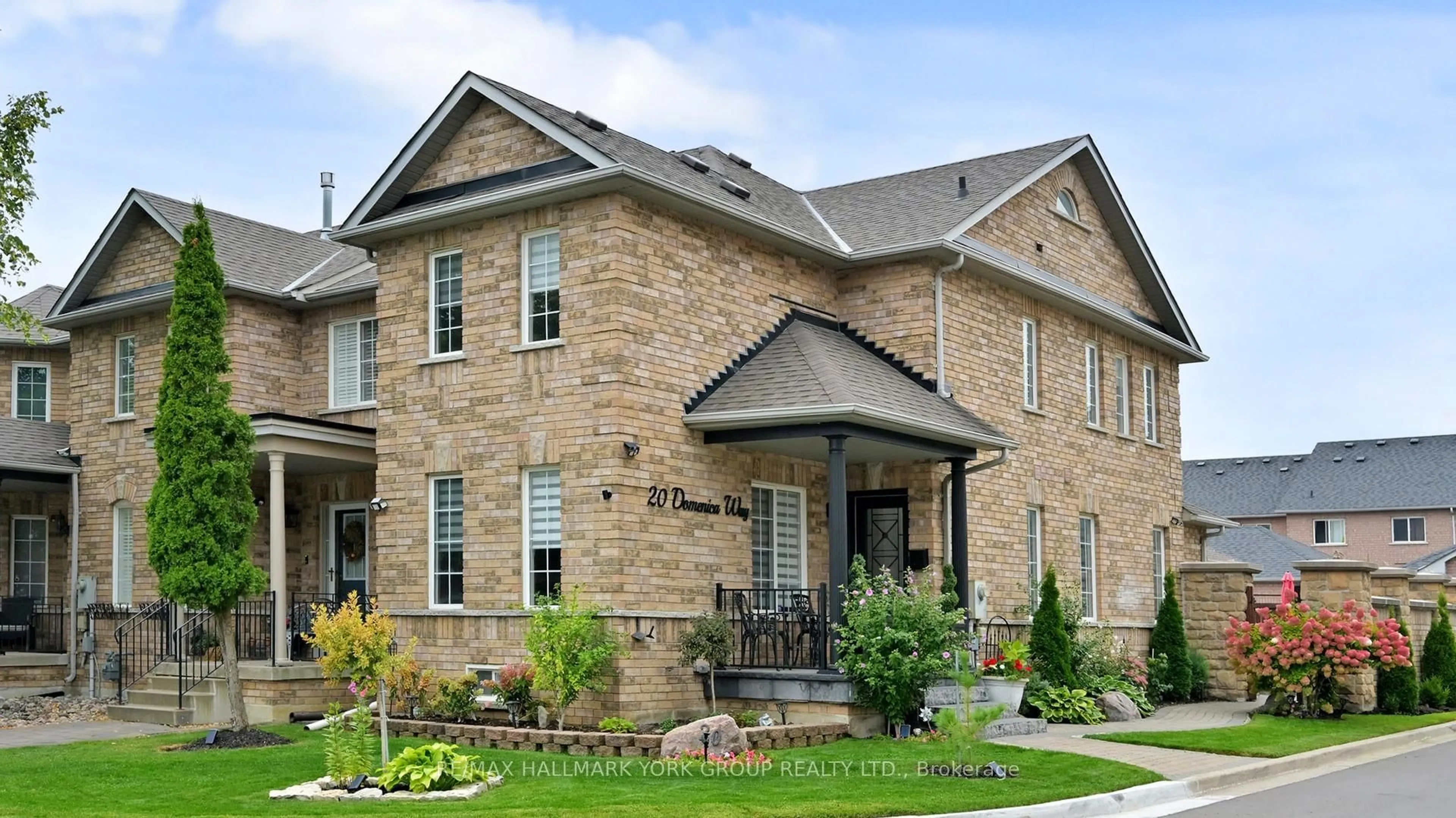 Home with brick exterior material, street for 20 Domenica Way, Vaughan Ontario L3H 1V4