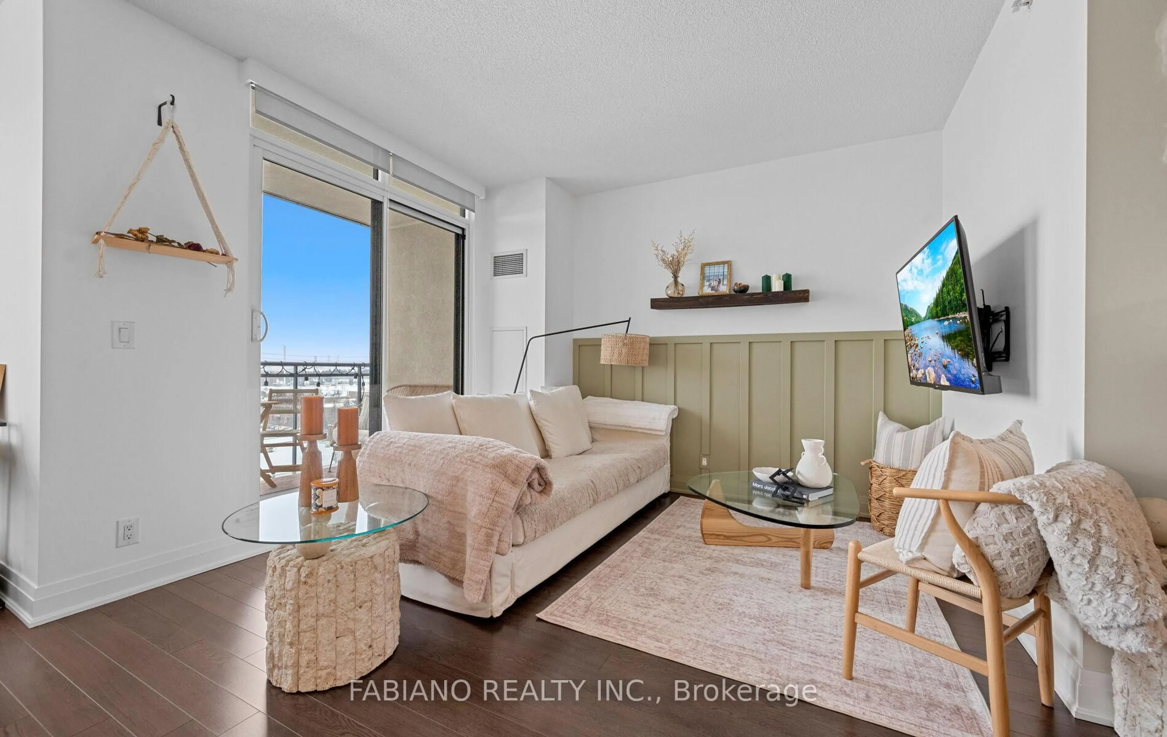 Living room with furniture, unknown for 24 Woodstream Blvd #815, Vaughan Ontario L4L 8C4