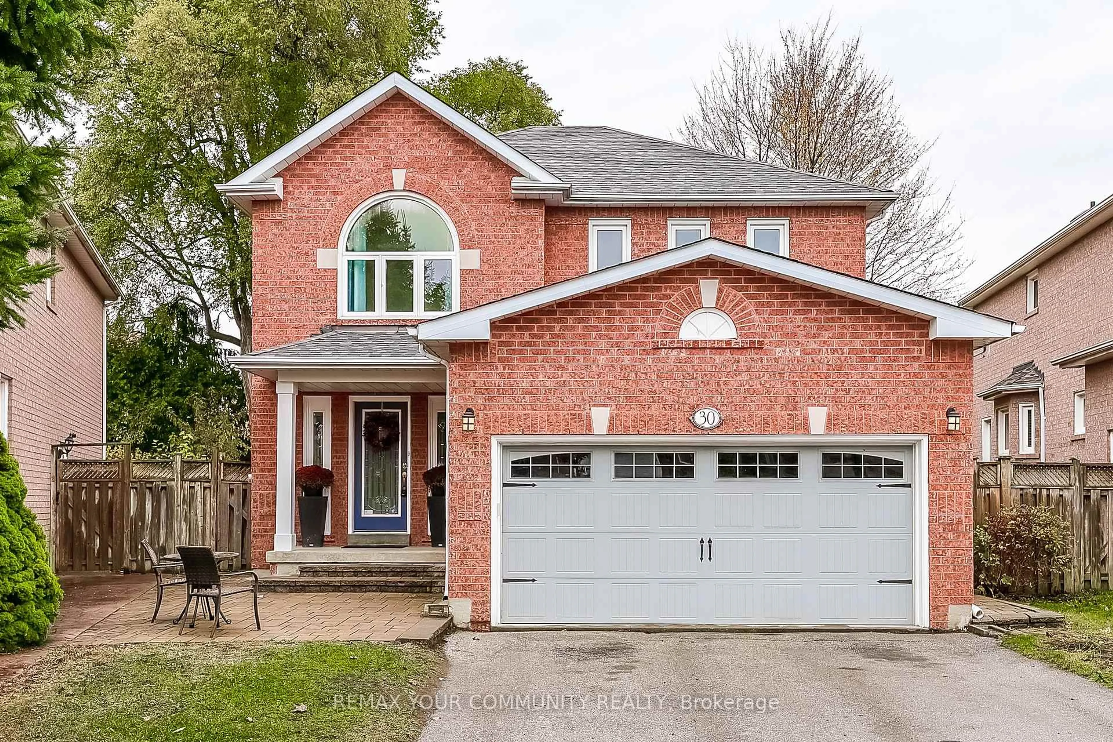 Home with brick exterior material, street for 30 Crimson Crt, Richmond Hill Ontario L4C 0J5