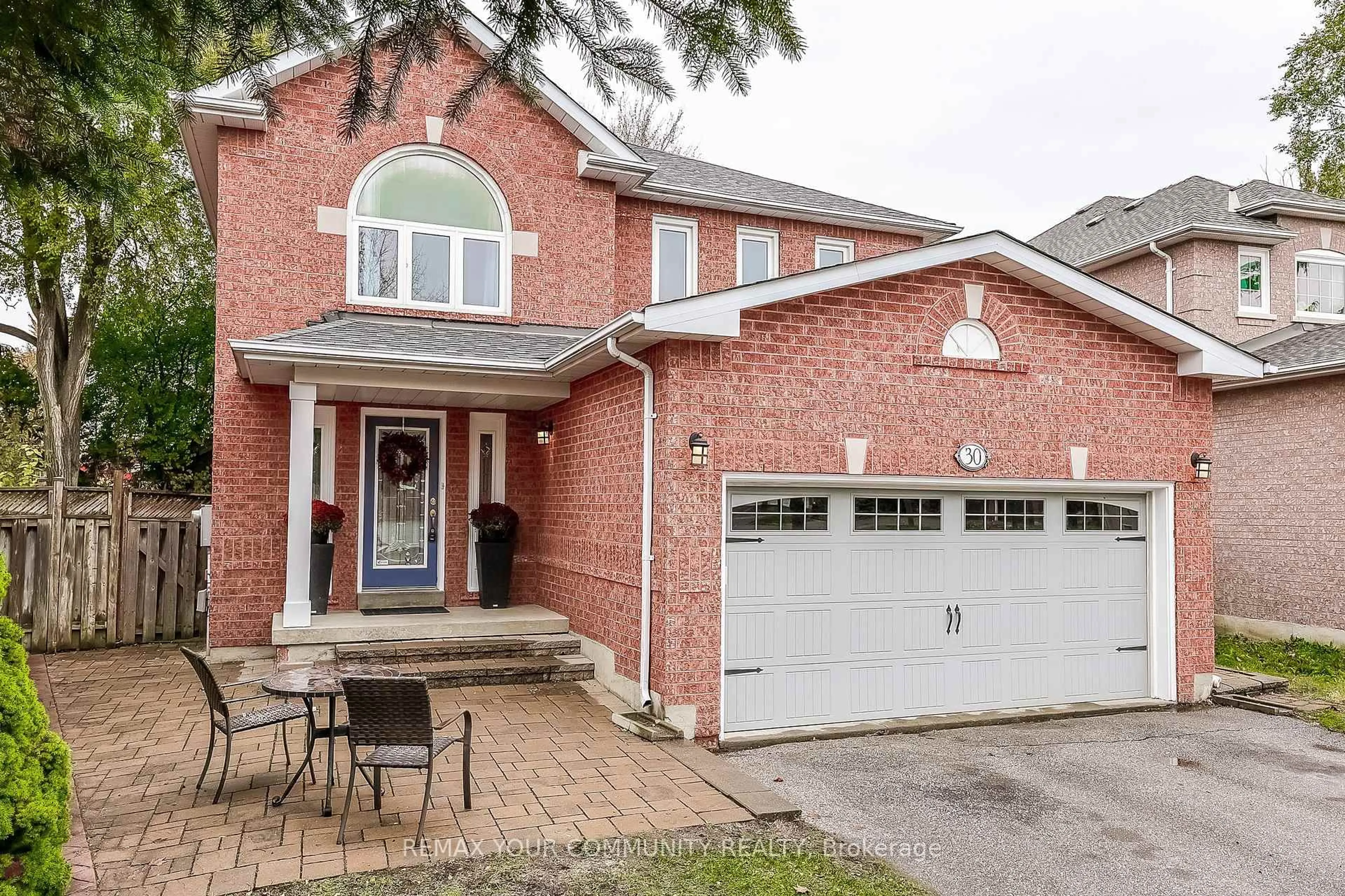 Home with brick exterior material, street for 30 Crimson Crt, Richmond Hill Ontario L4C 0J5