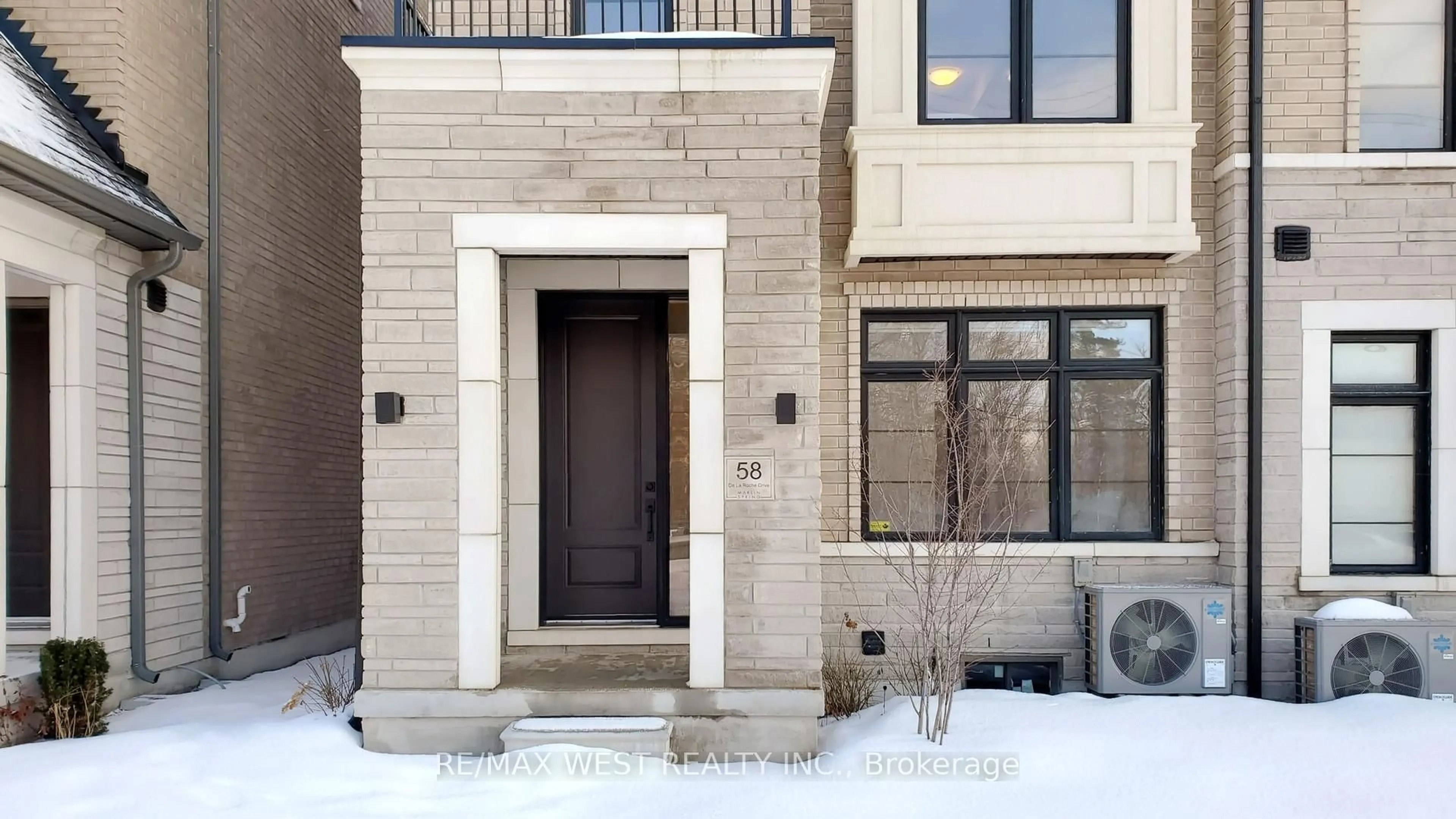 Home with brick exterior material, street for 58 De La Roche Dr, Vaughan Ontario L4H 5G4