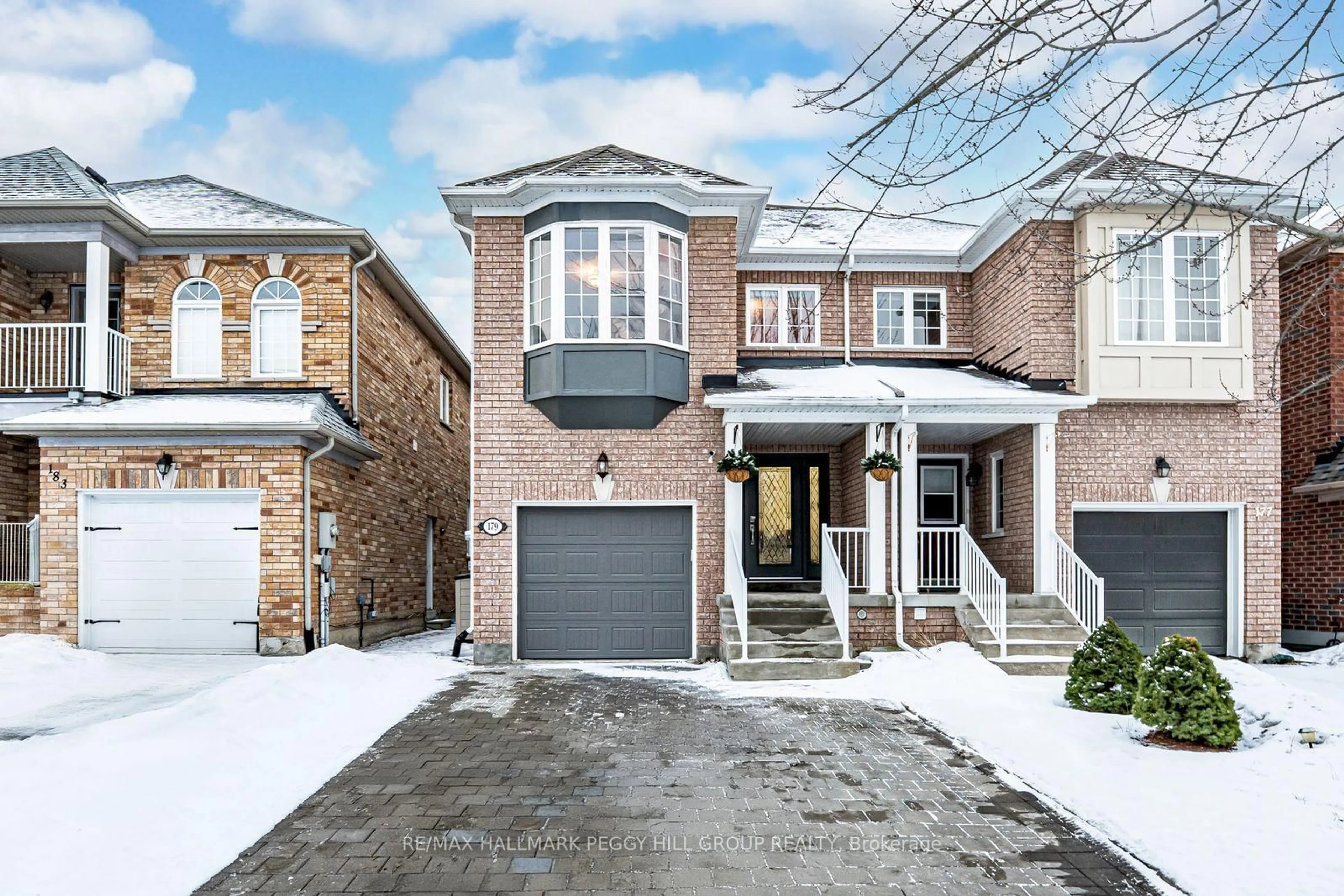 Home with brick exterior material, street for 179 Warwick Cres, Newmarket Ontario L3X 2S3