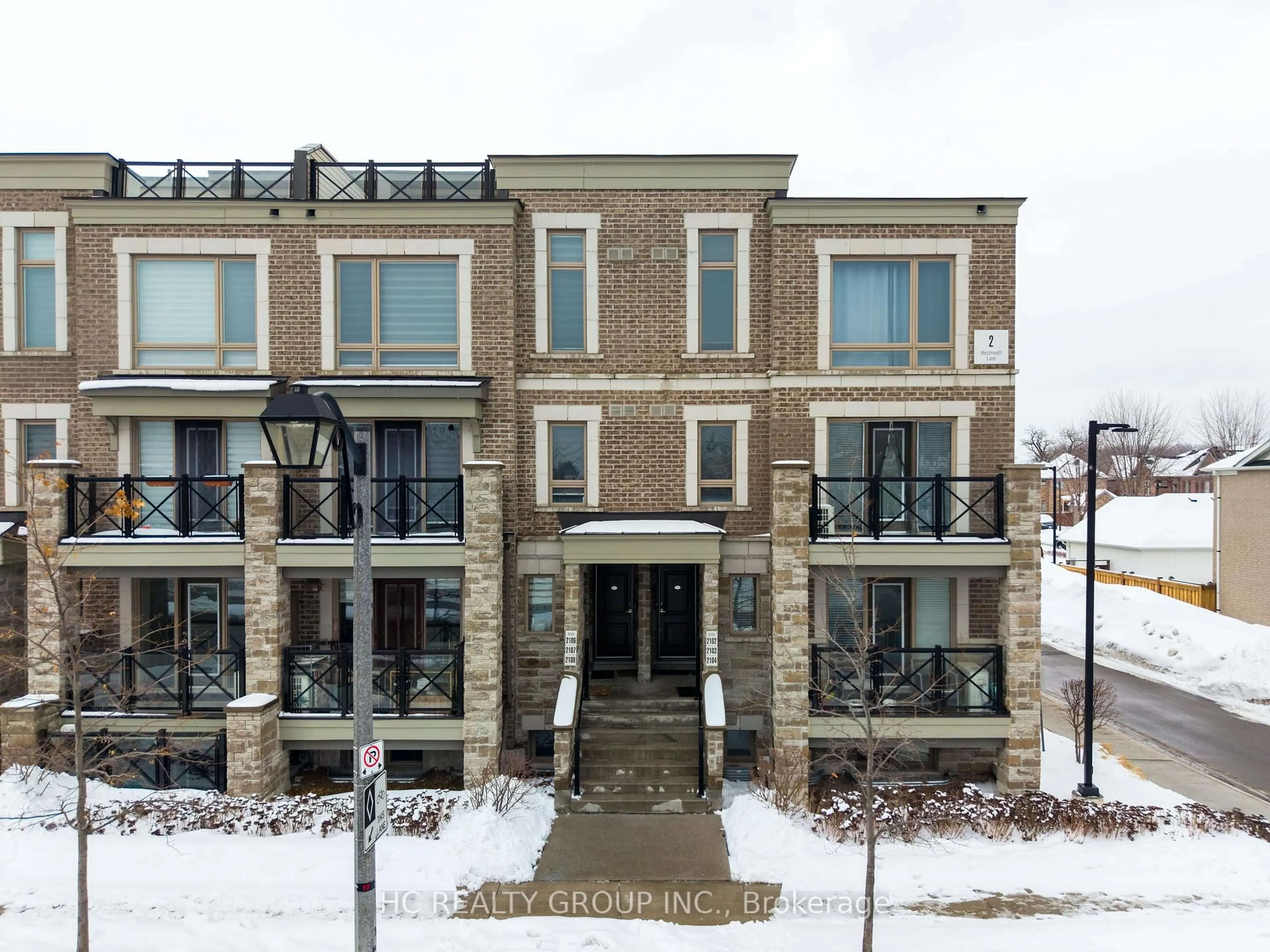 Home with brick exterior material, unknown for 2 Westmeath Lane #2104, Markham Ontario L6B 1N5