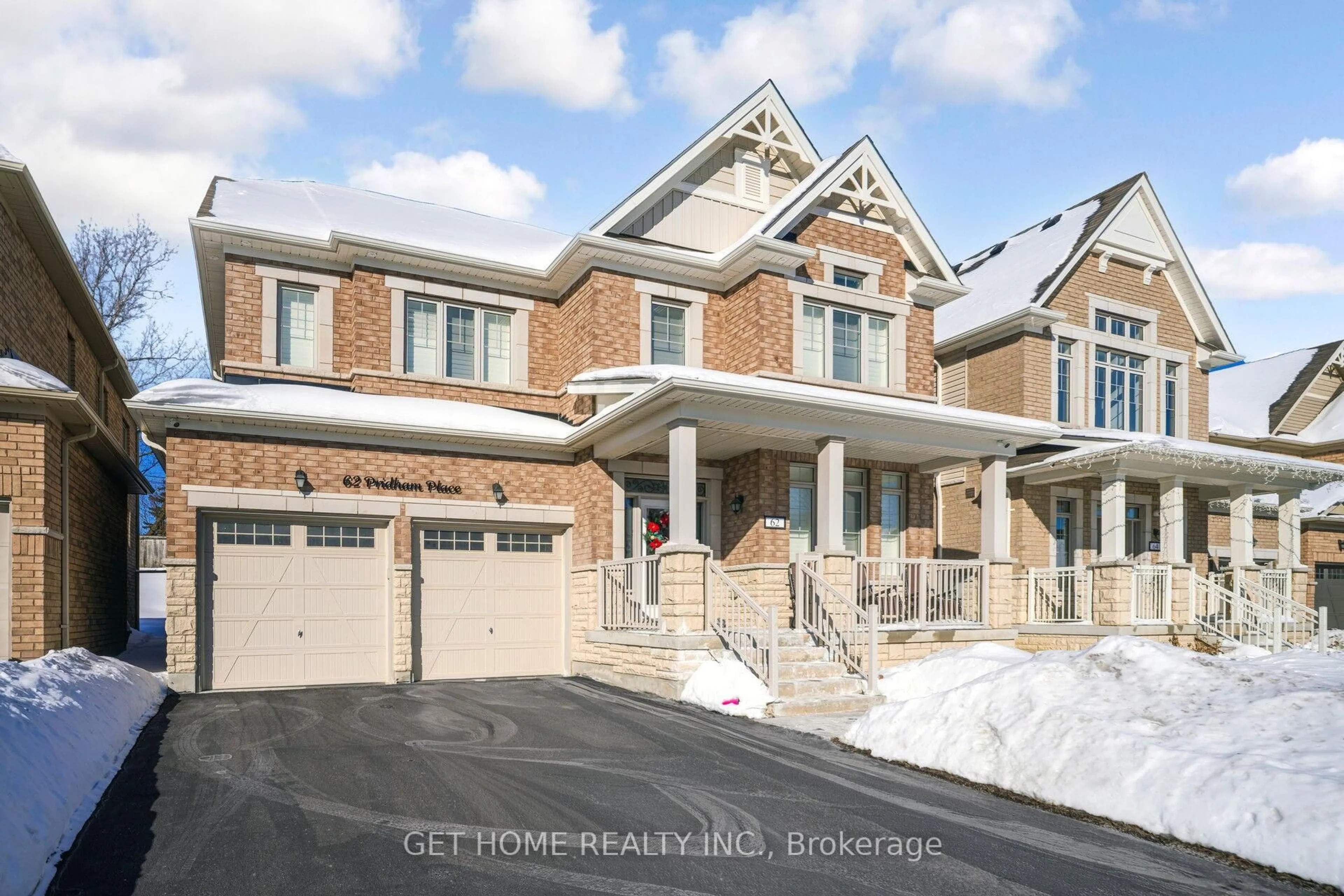 Home with brick exterior material, street for 62 Pridham Pl, New Tecumseth Ontario L0G 1W0