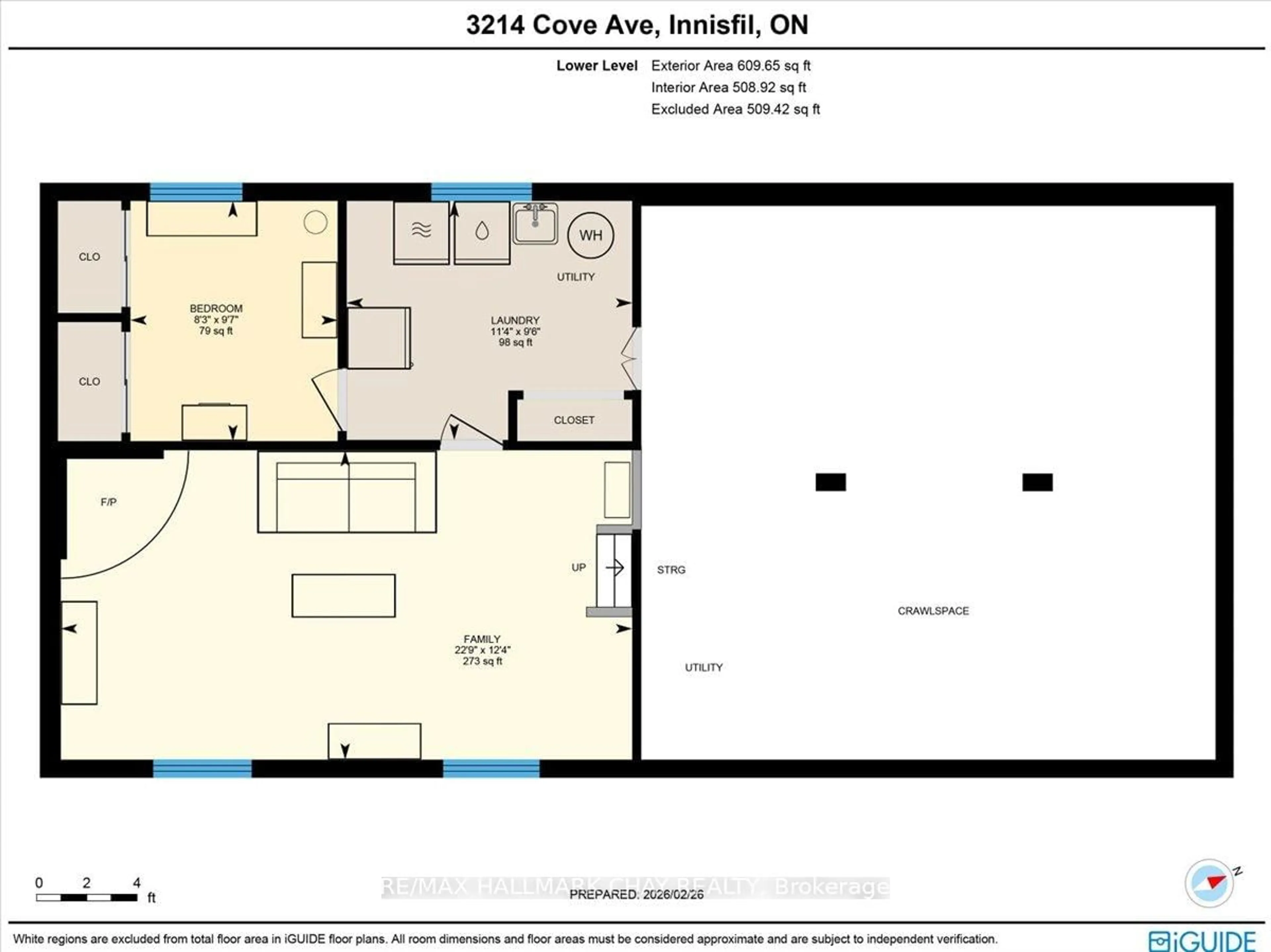 Floor plan for 3214 Cove Ave, Innisfil Ontario L9S 2K7