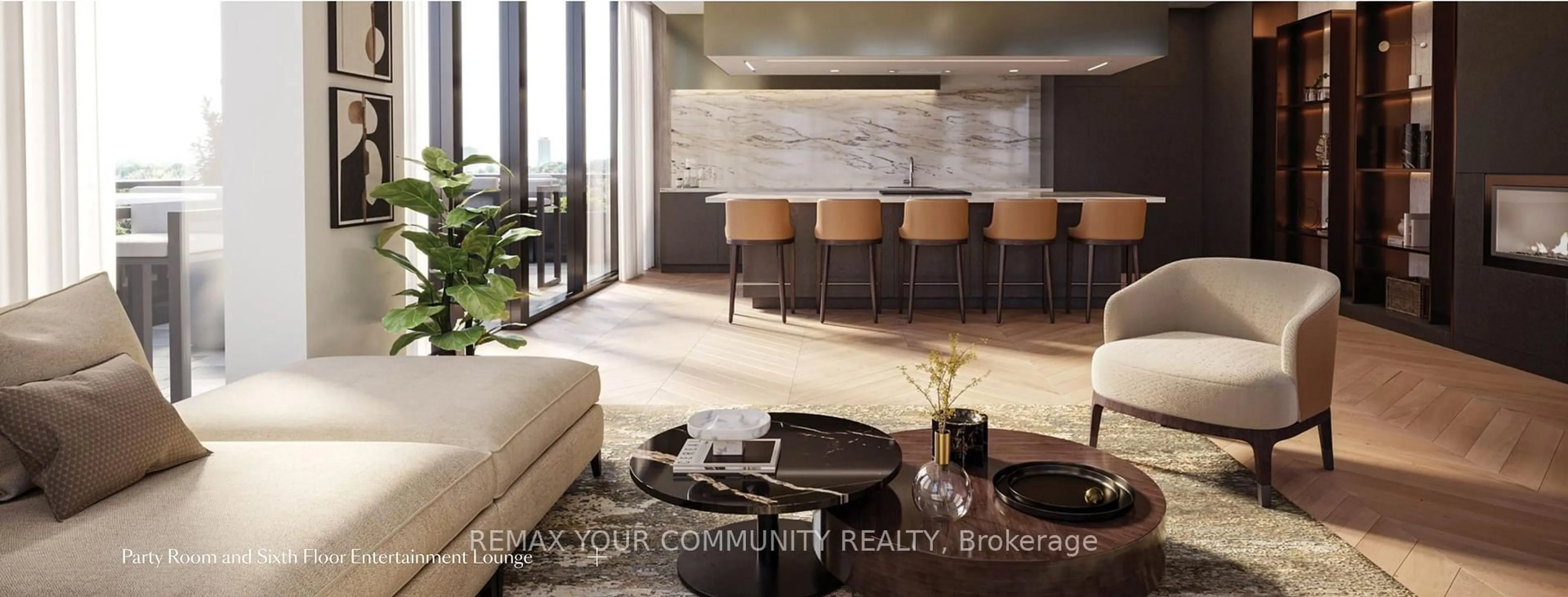 Living room with furniture, unknown for 8188 Yonge St #704, Vaughan Ontario L4J 0M2