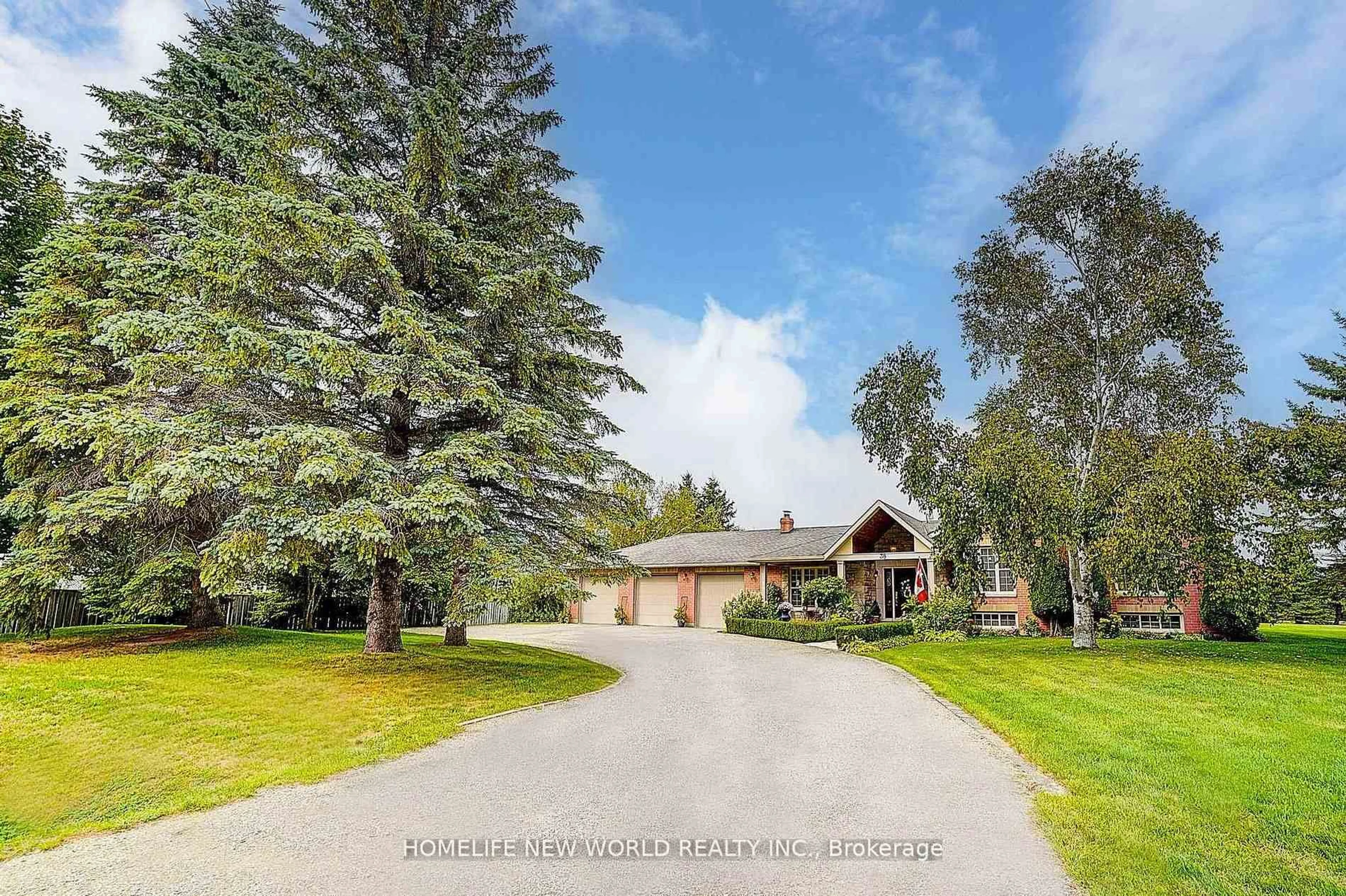 A pic from outside/outdoor area/front of a property/back of a property/a pic from drone, unknown for 38 Audubon Way, Georgina Ontario L0E 1A0