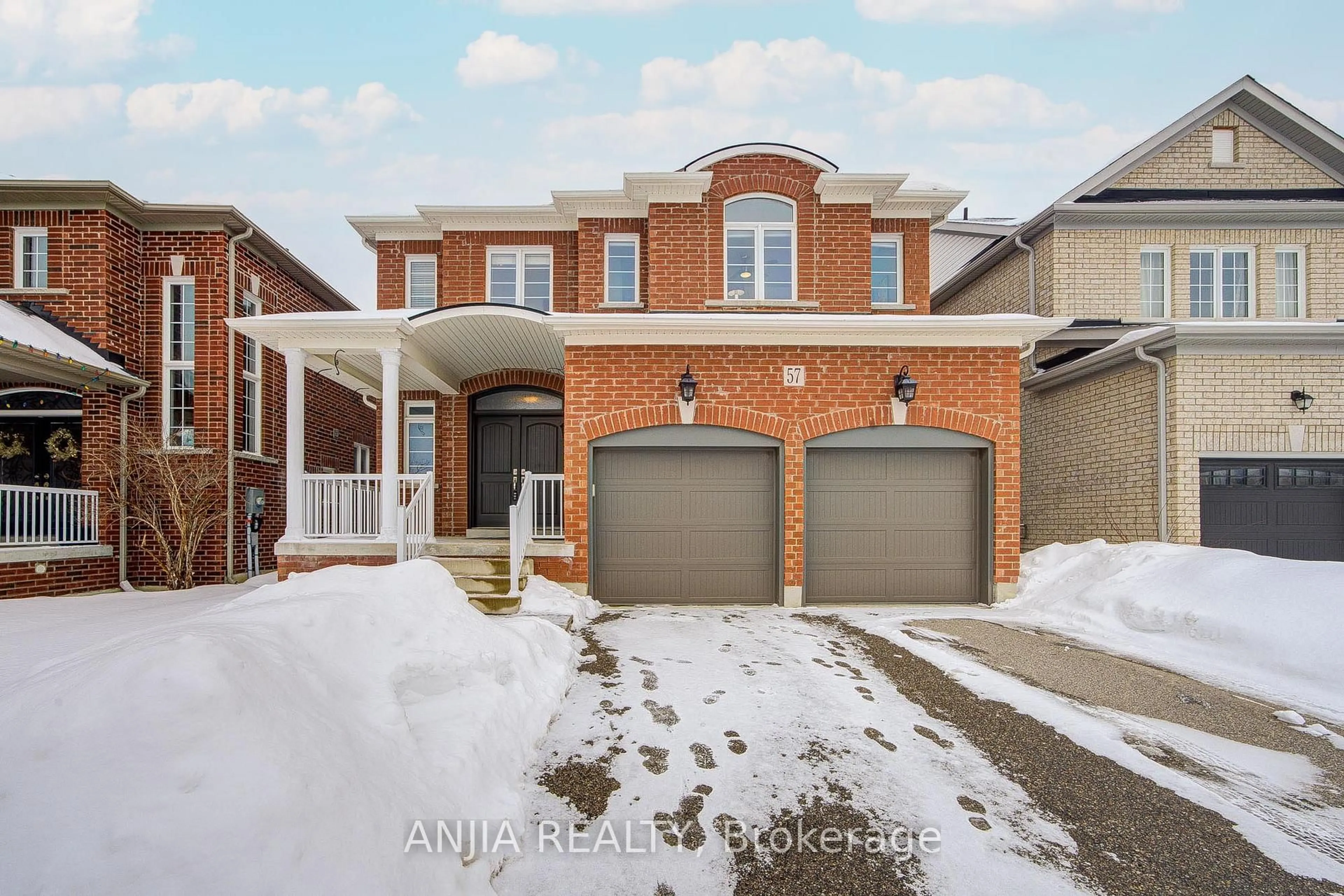 Home with brick exterior material, street for 57 Nature Way Cres, Newmarket Ontario L9N 0A7