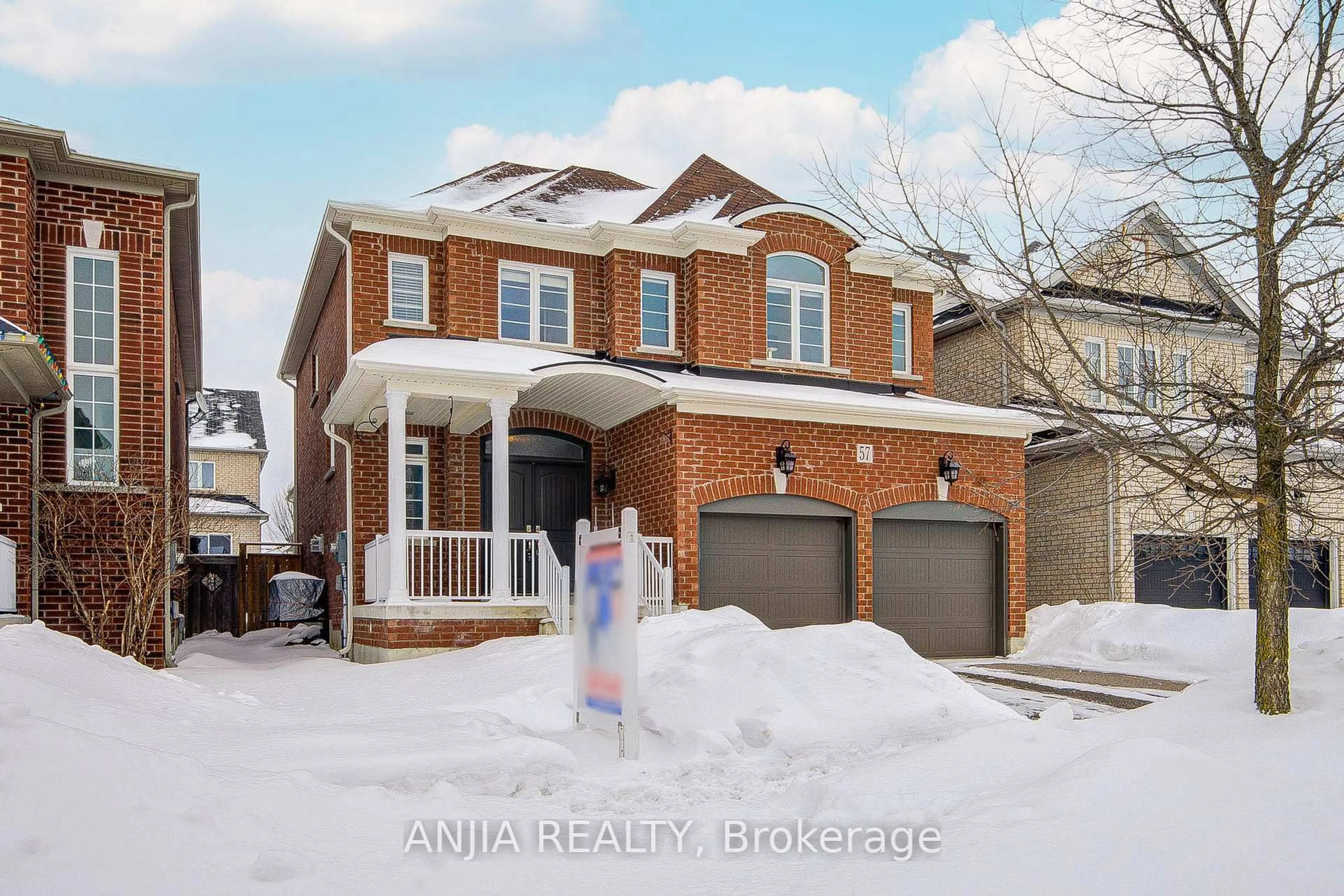 Home with brick exterior material, street for 57 Nature Way Cres, Newmarket Ontario L9N 0A7