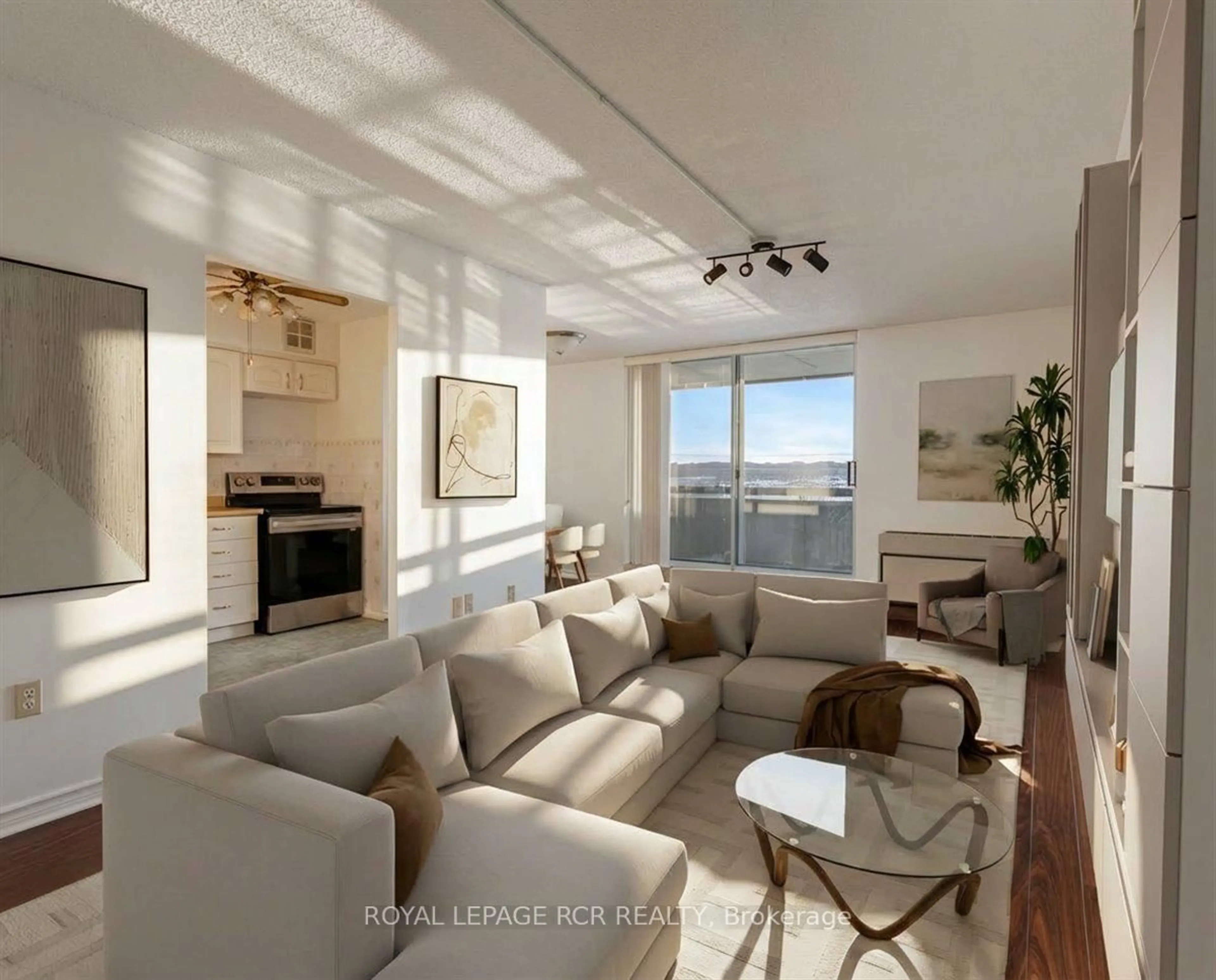 Living room with furniture, unknown for 20 William Roe Blvd #904, Newmarket Ontario L3Y 5V6