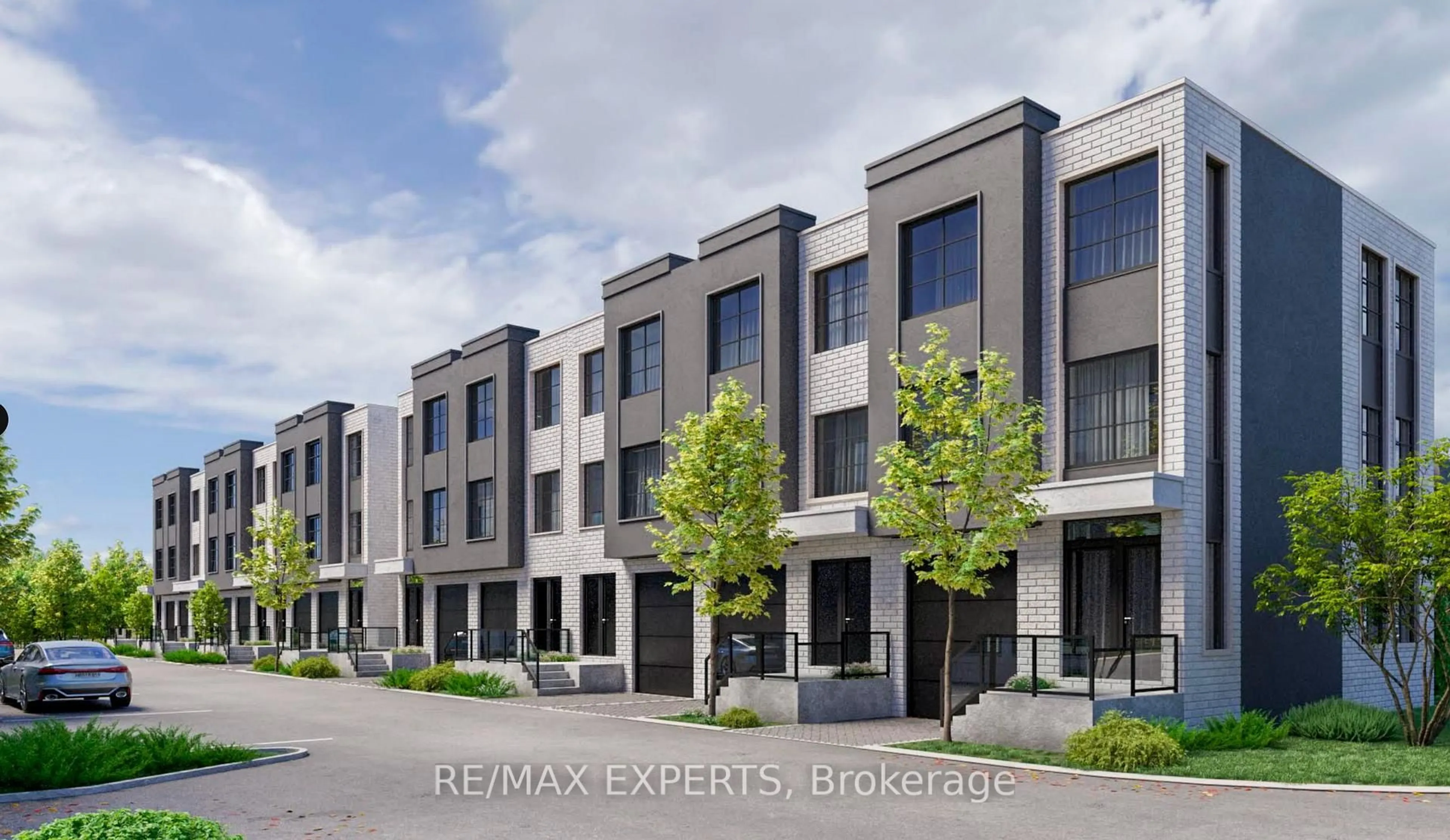 A pic from outside/outdoor area/front of a property/back of a property/a pic from drone, street for 234 King Rd #19, Richmond Hill Ontario L4E 2W1