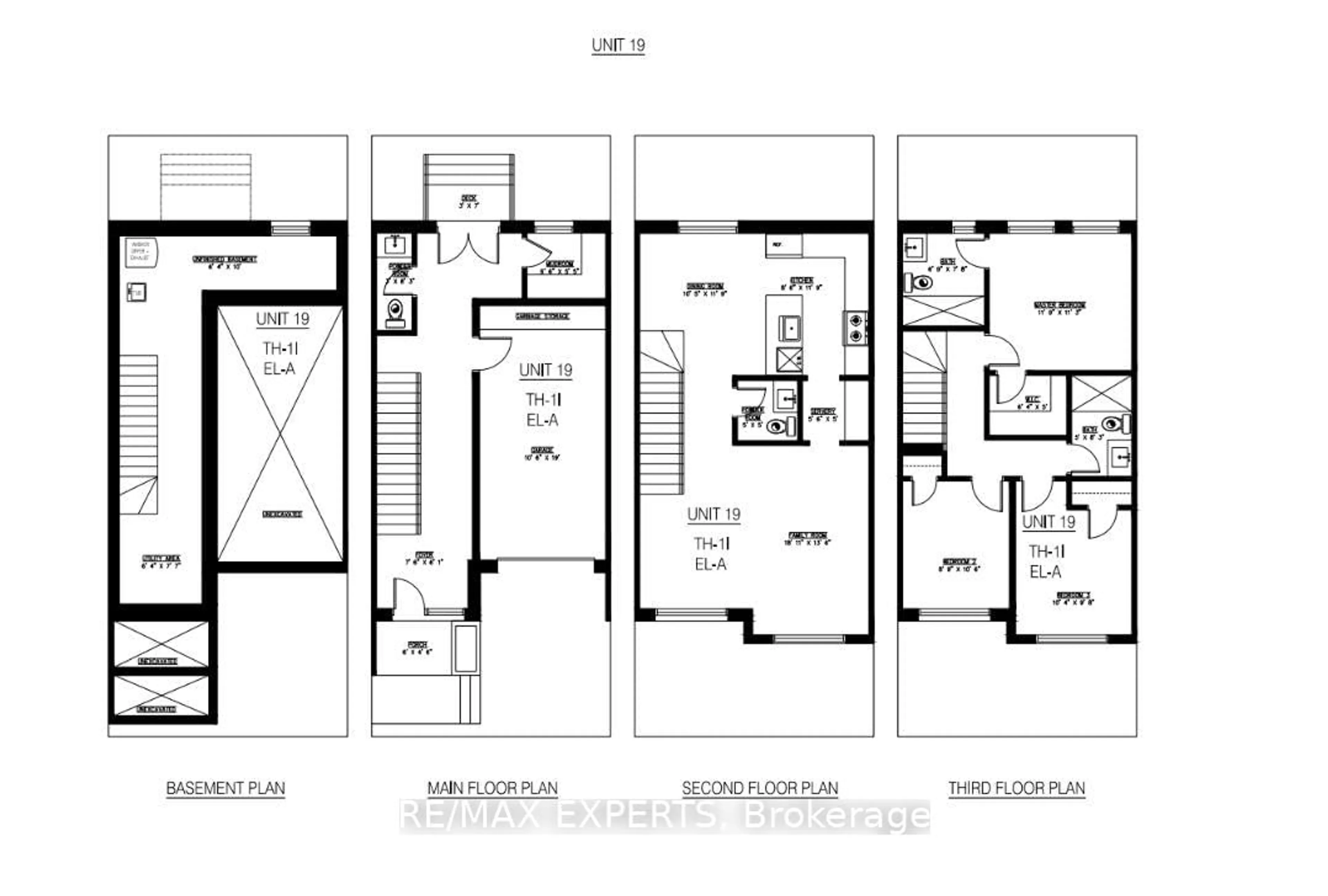 Floor plan for 234 King Rd #19, Richmond Hill Ontario L4E 2W1