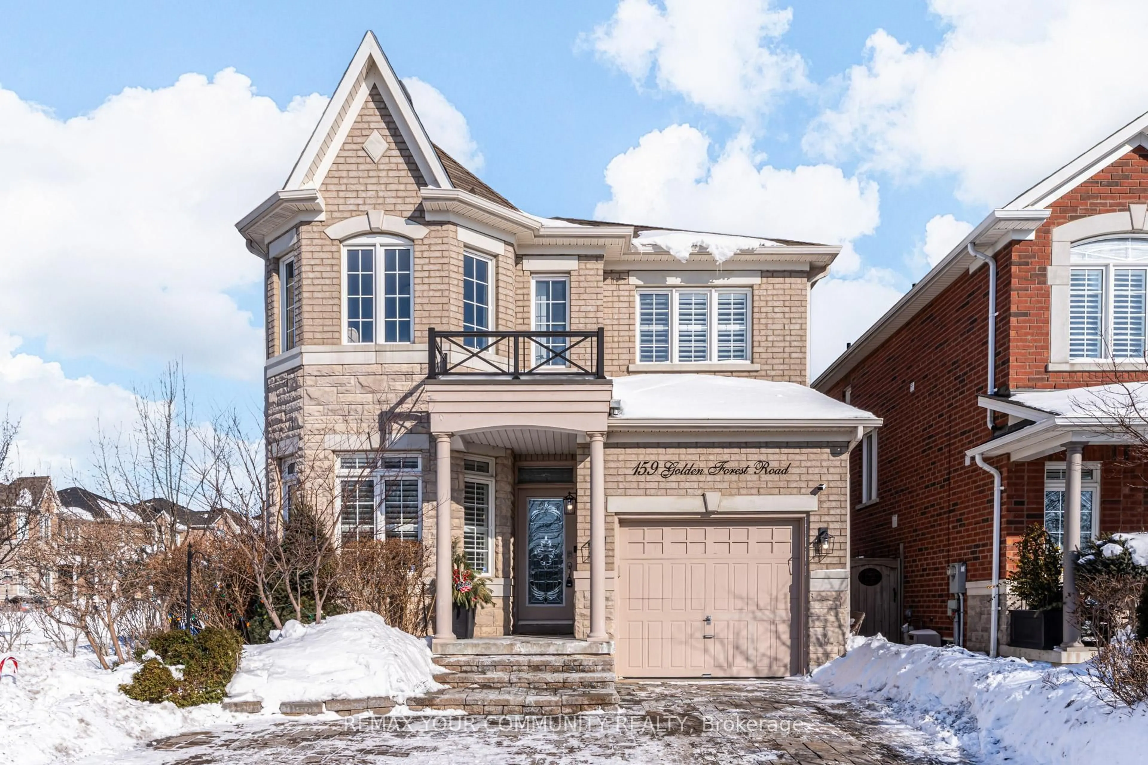 Home with brick exterior material, street for 159 Golden Forest Rd, Vaughan Ontario L6A 0S6