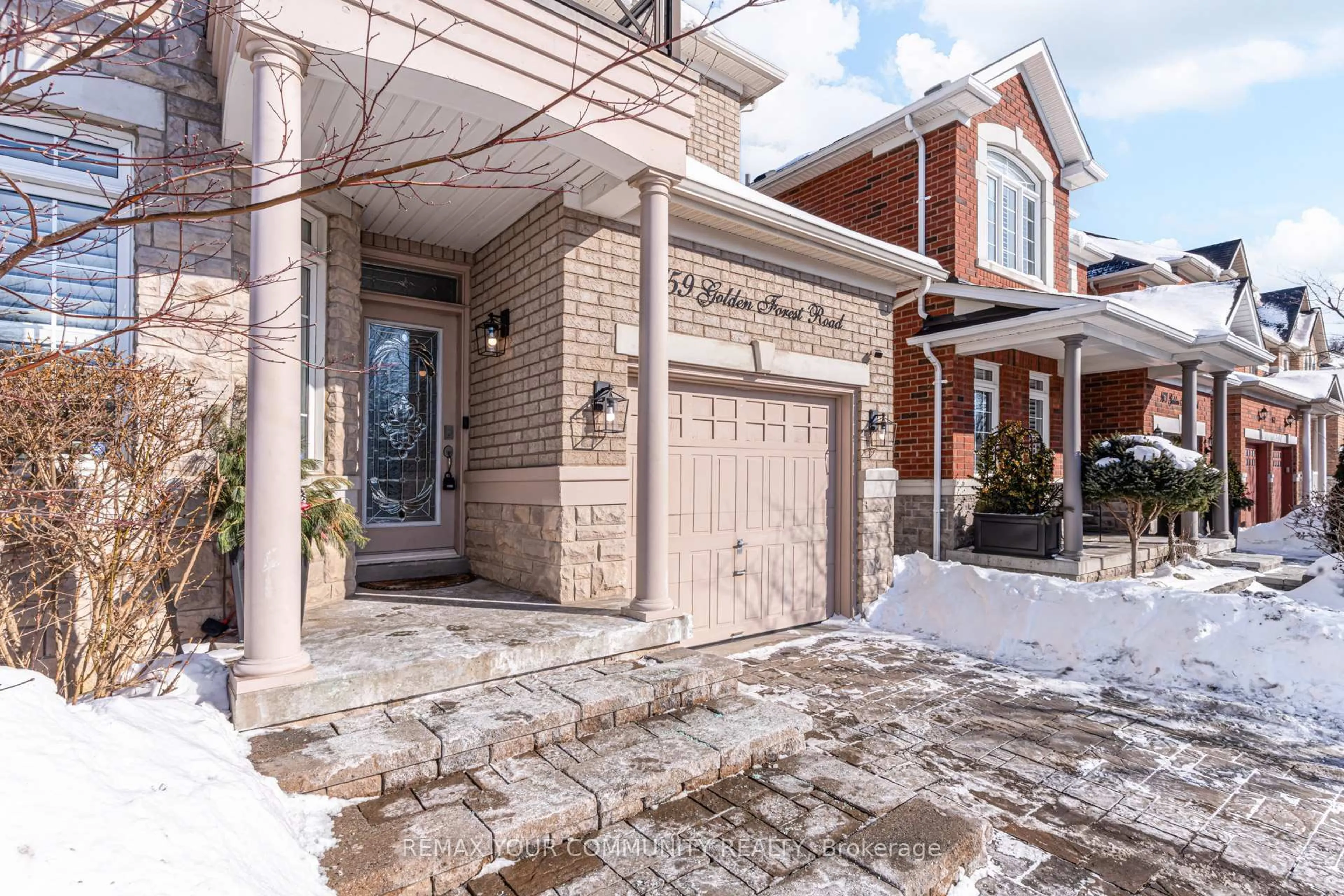 Home with brick exterior material, street for 159 Golden Forest Rd, Vaughan Ontario L6A 0S6