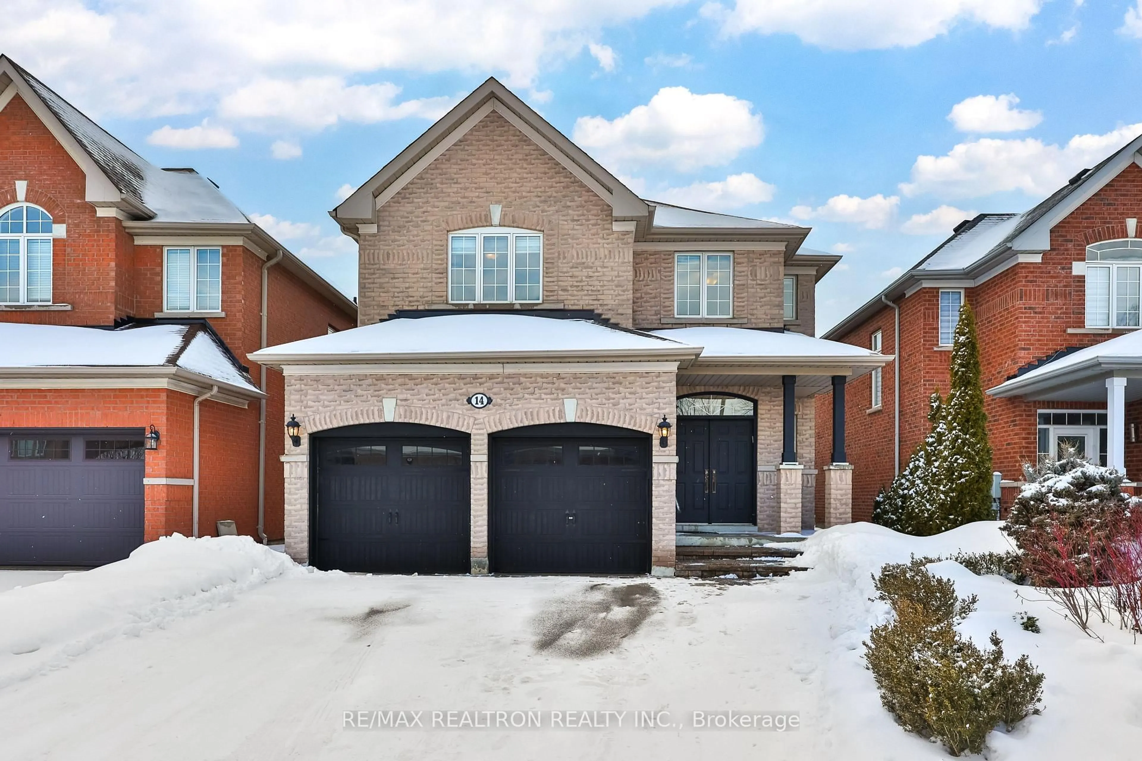 Home with brick exterior material, street for 14 Daphnia Dr, Vaughan Ontario L4J 8X1