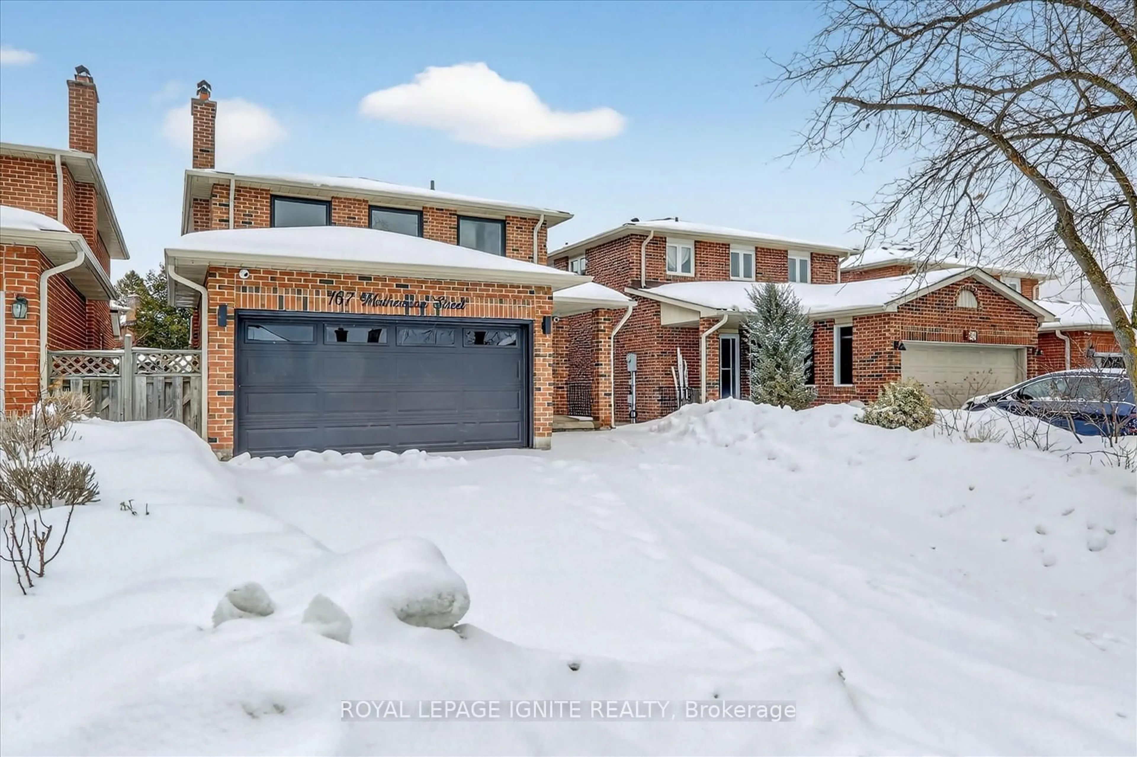 Home with brick exterior material, street for 167 Mathewson St, Vaughan Ontario L6A 1B8