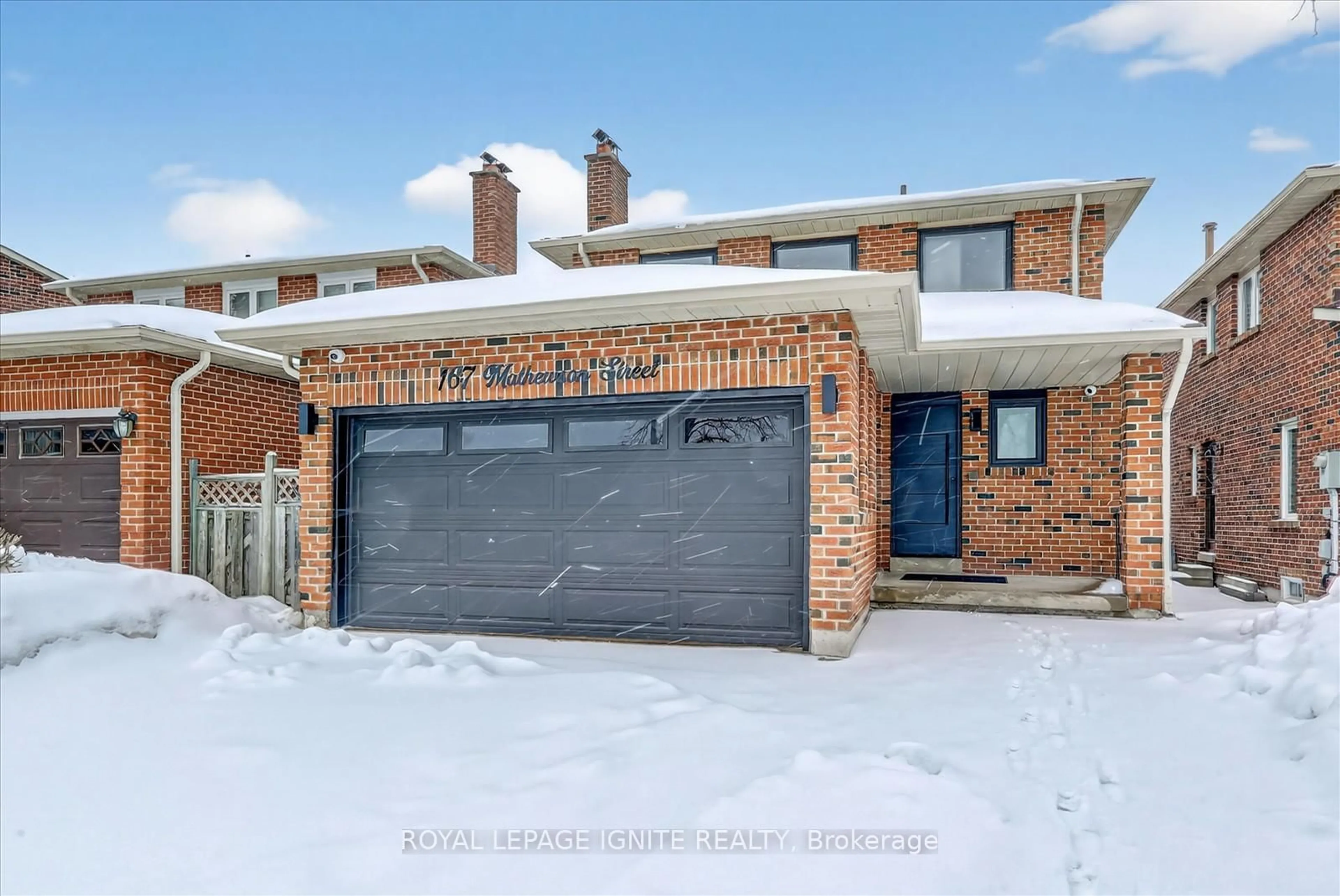 Home with brick exterior material, street for 167 Mathewson St, Vaughan Ontario L6A 1B8