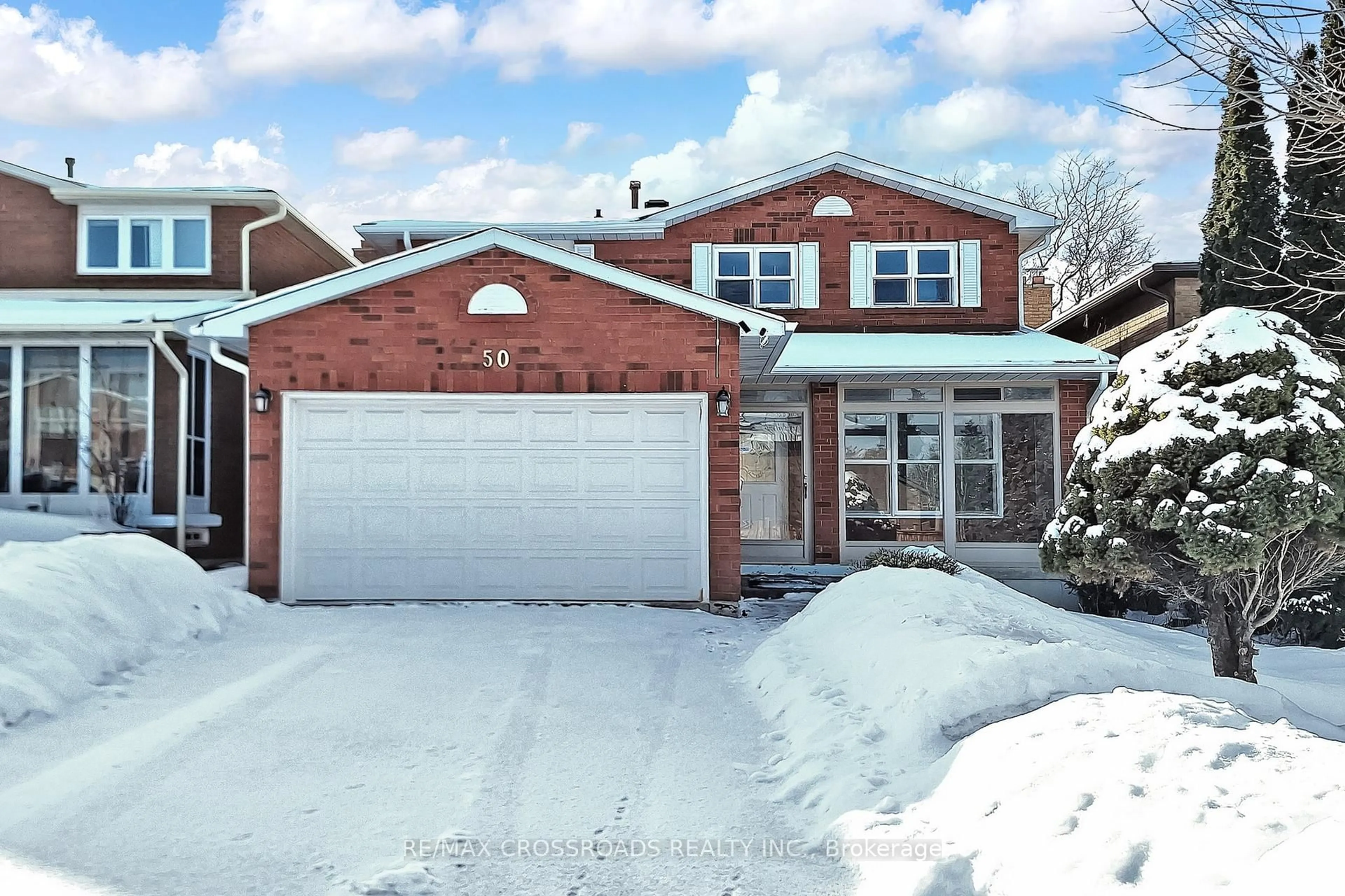 Home with brick exterior material, street for 50 Marchwood Cres, Richmond Hill Ontario L4C 8M4