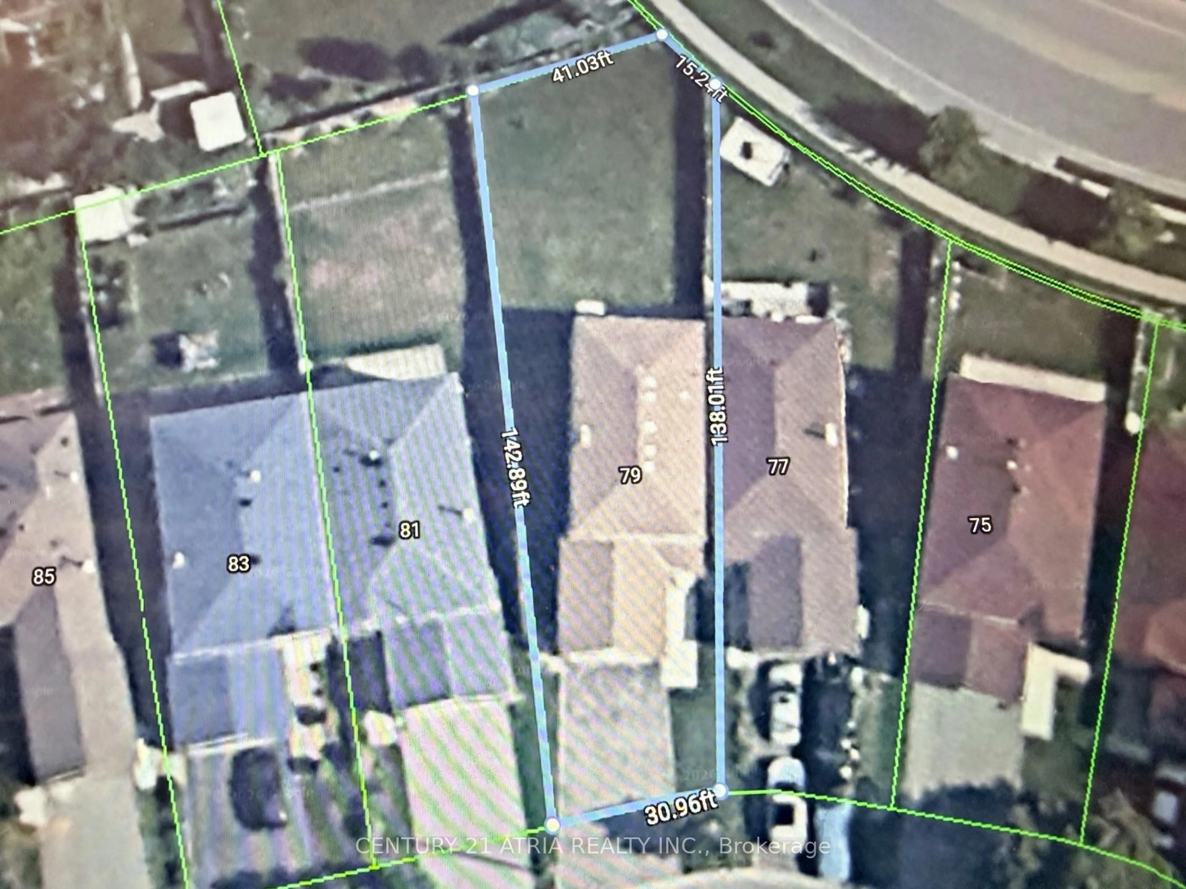 A pic from outside/outdoor area/front of a property/back of a property/a pic from drone, street for 79 Maitland Dr, Markham Ontario L3R 4T6