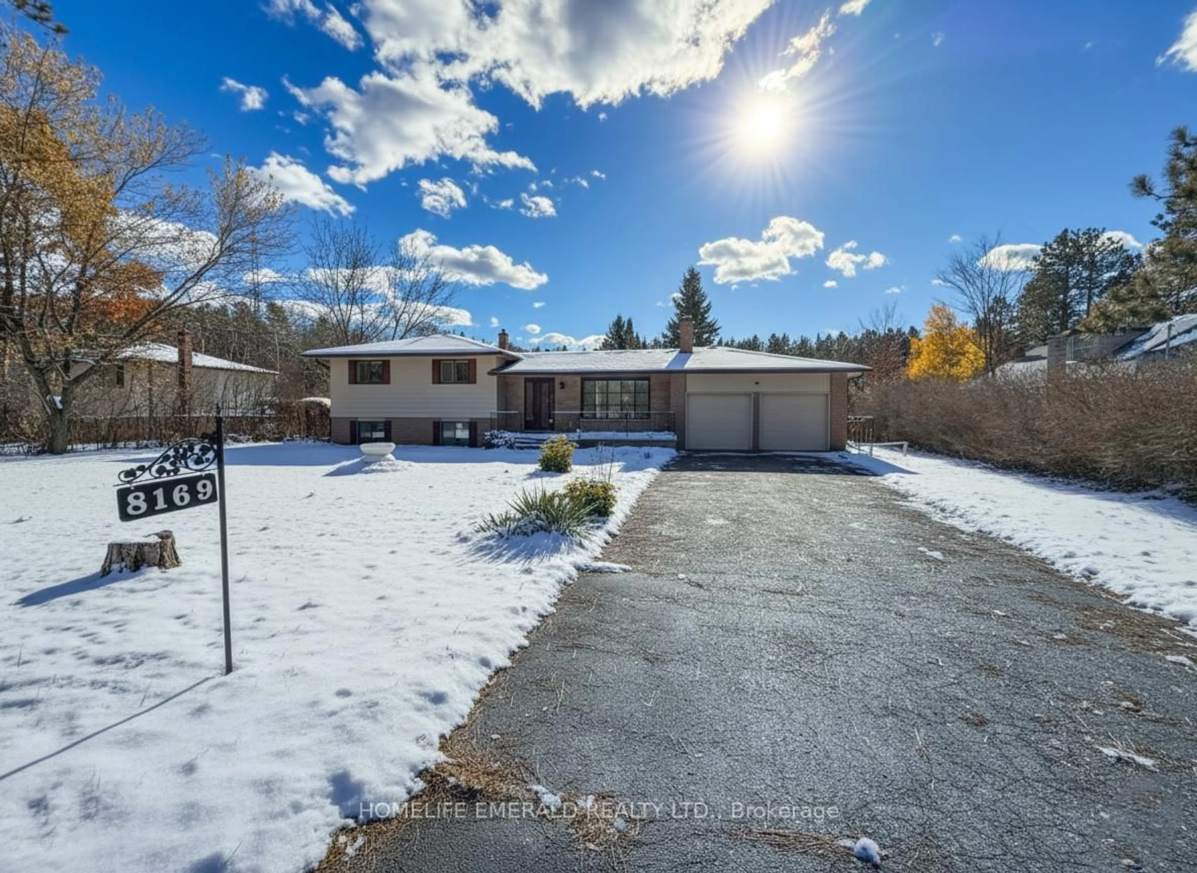 A pic from outside/outdoor area/front of a property/back of a property/a pic from drone, unknown for 8169 Main St, Adjala-Tosorontio Ontario L0M 1M0