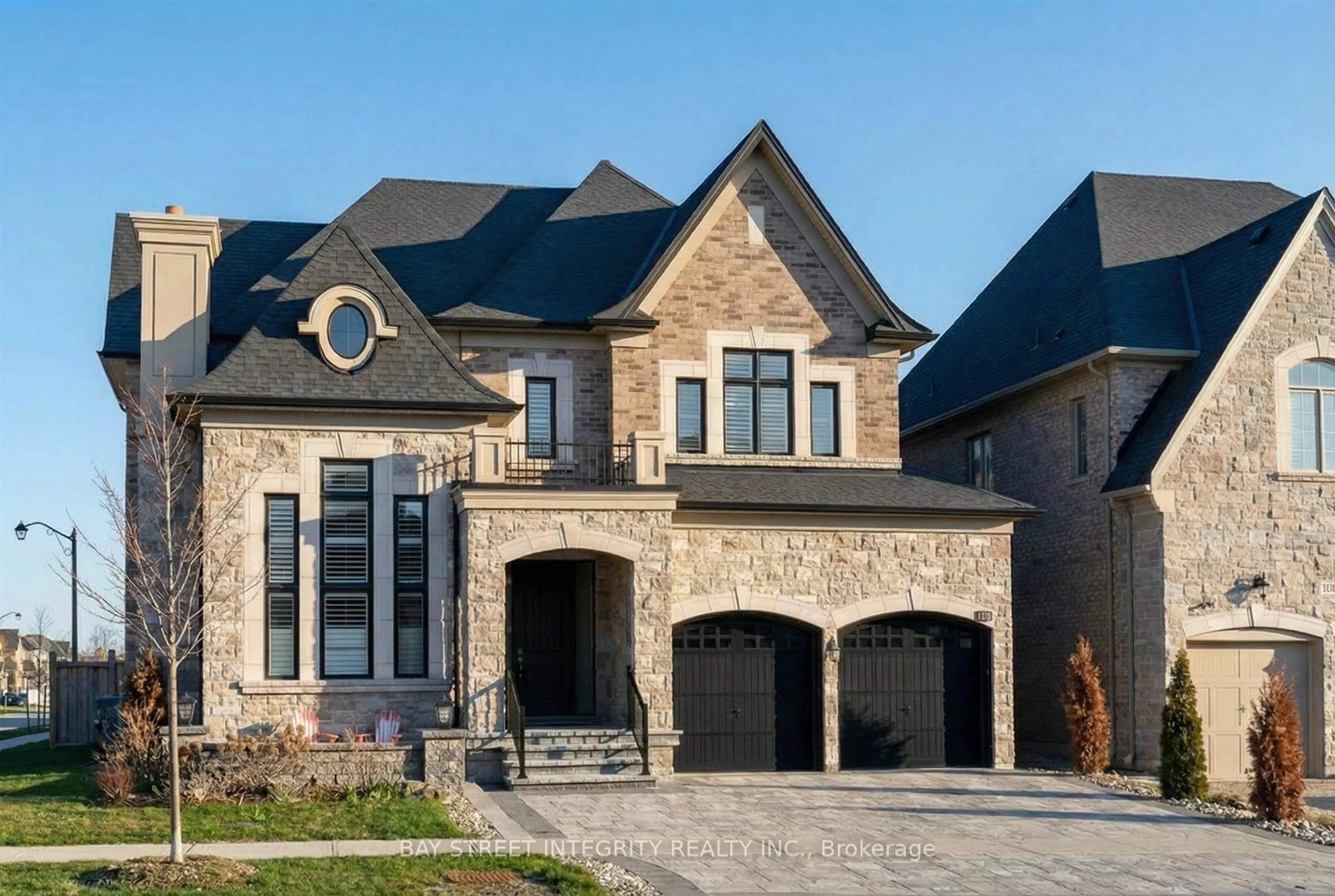 Home with brick exterior material, street for 163 Abner Miles Dr, Vaughan Ontario L6A 4X4