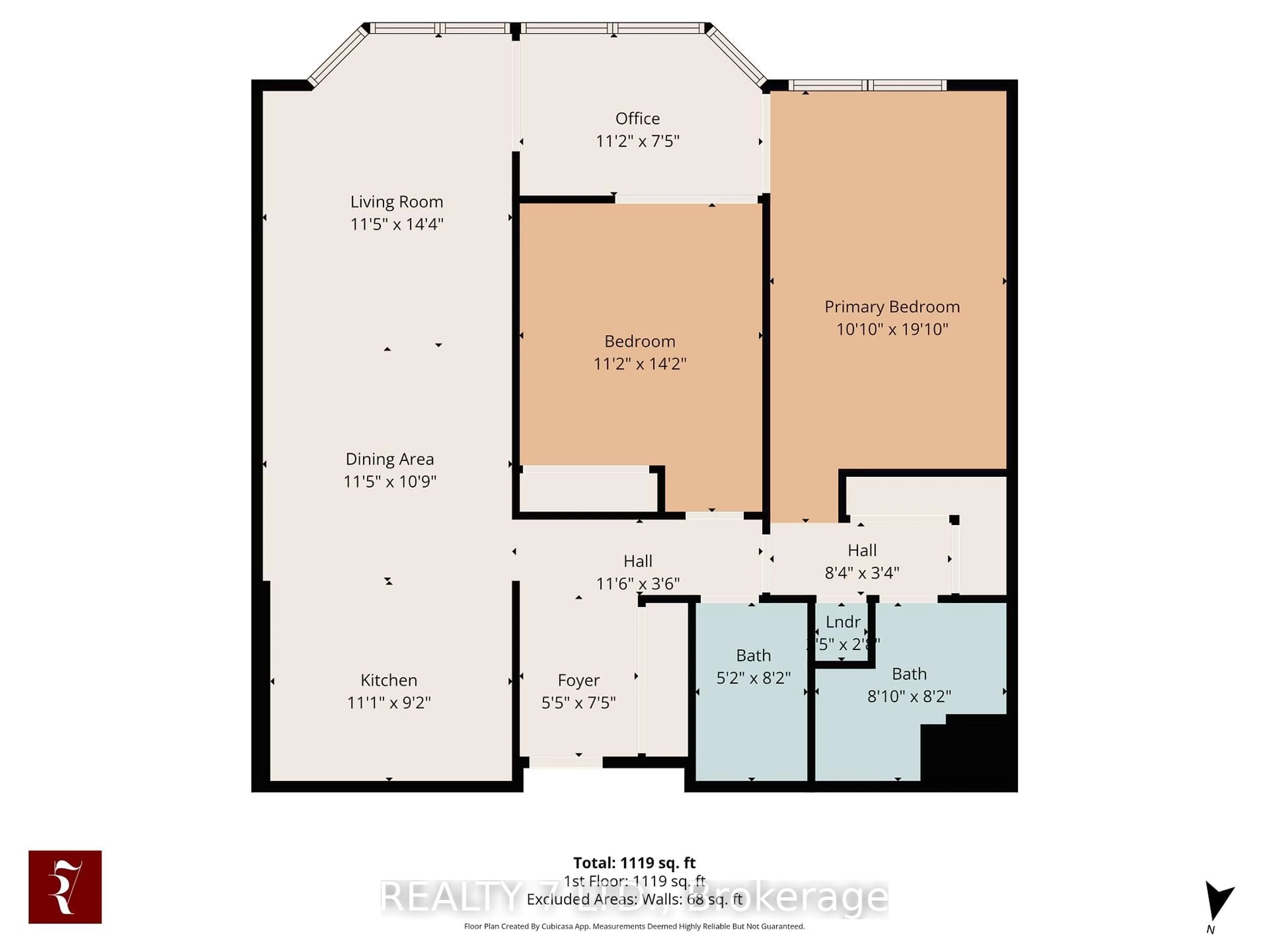 Floor plan for 175 Cedar Ave #303, Richmond Hill Ontario L4C 9V3