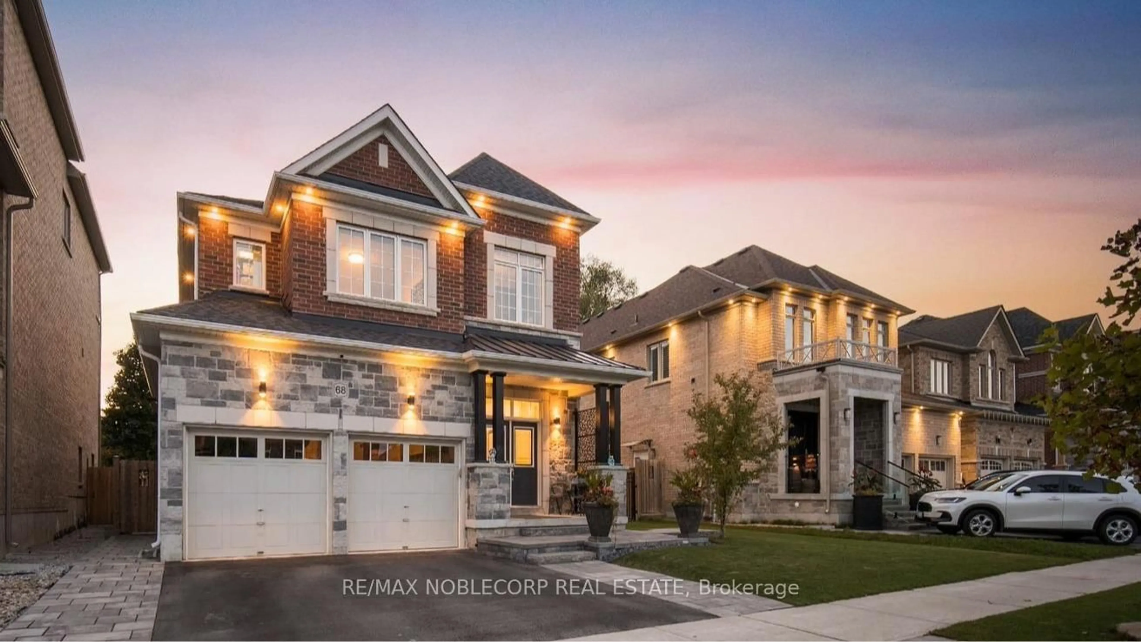 Home with brick exterior material, street for 68 Inverness Way, Bradford West Gwillimbury Ontario L3Z 0W5