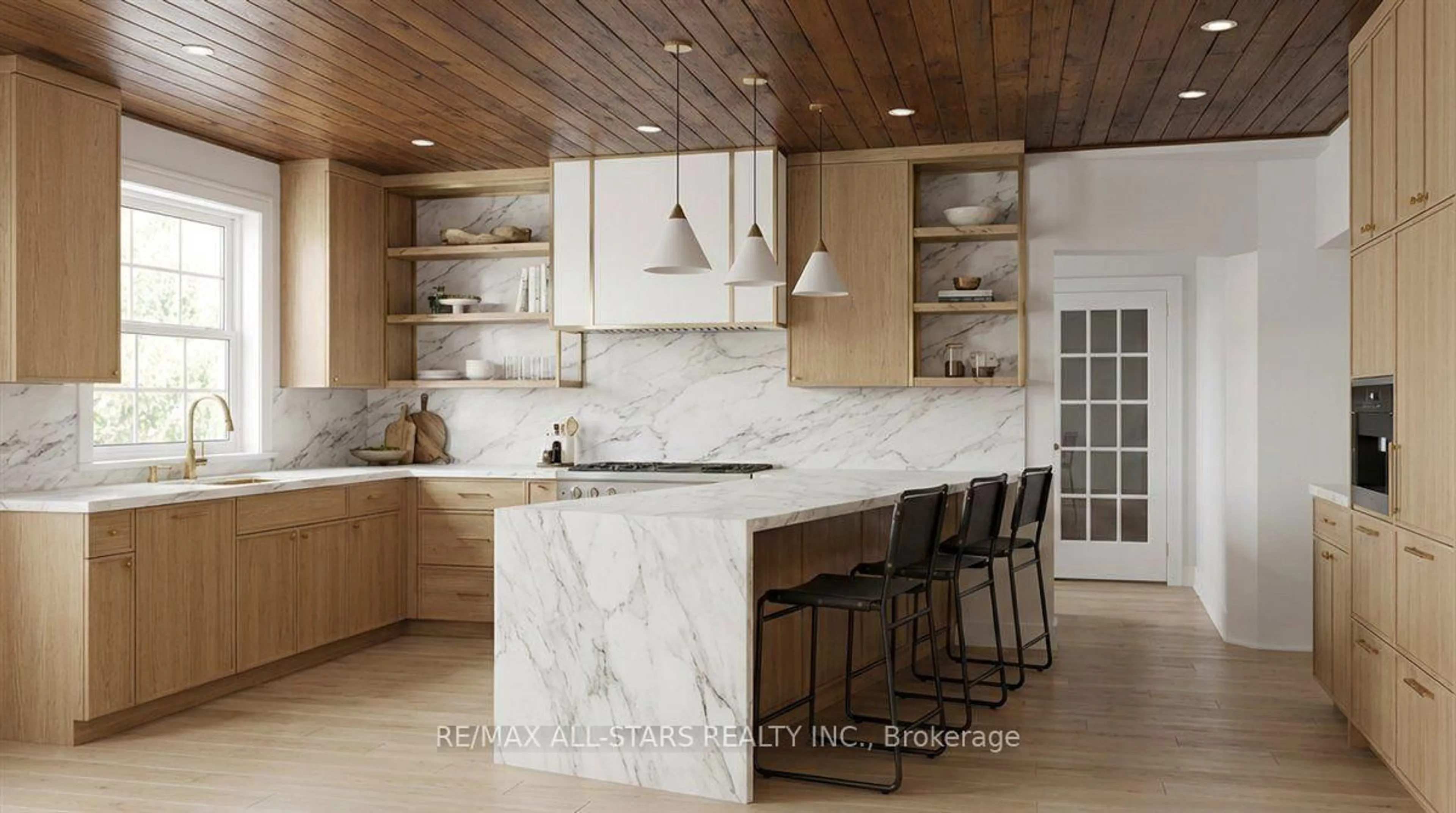 Contemporary kitchen, ceramic/tile floor for 497 Main St, Brock Ontario L0K 1A0